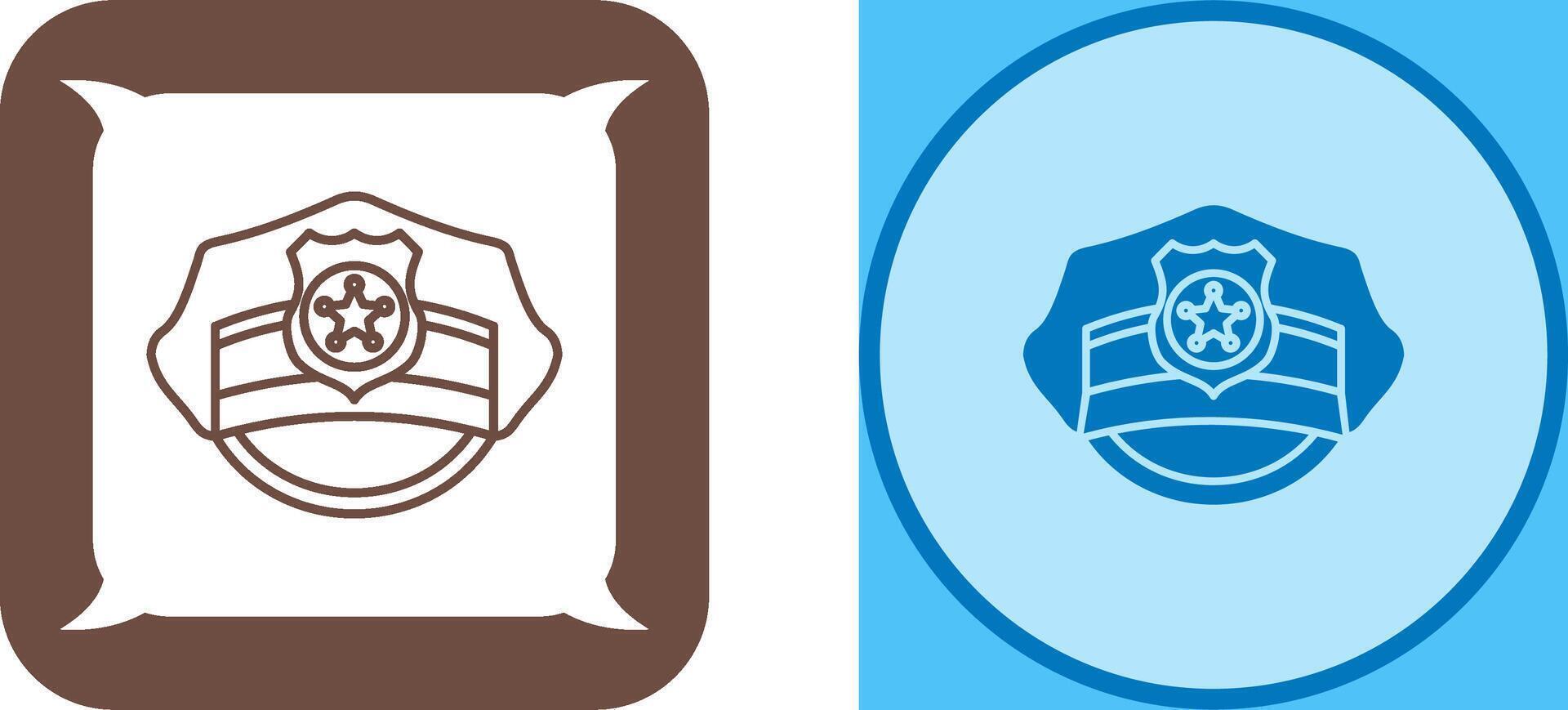Police Hat Icon Design vector