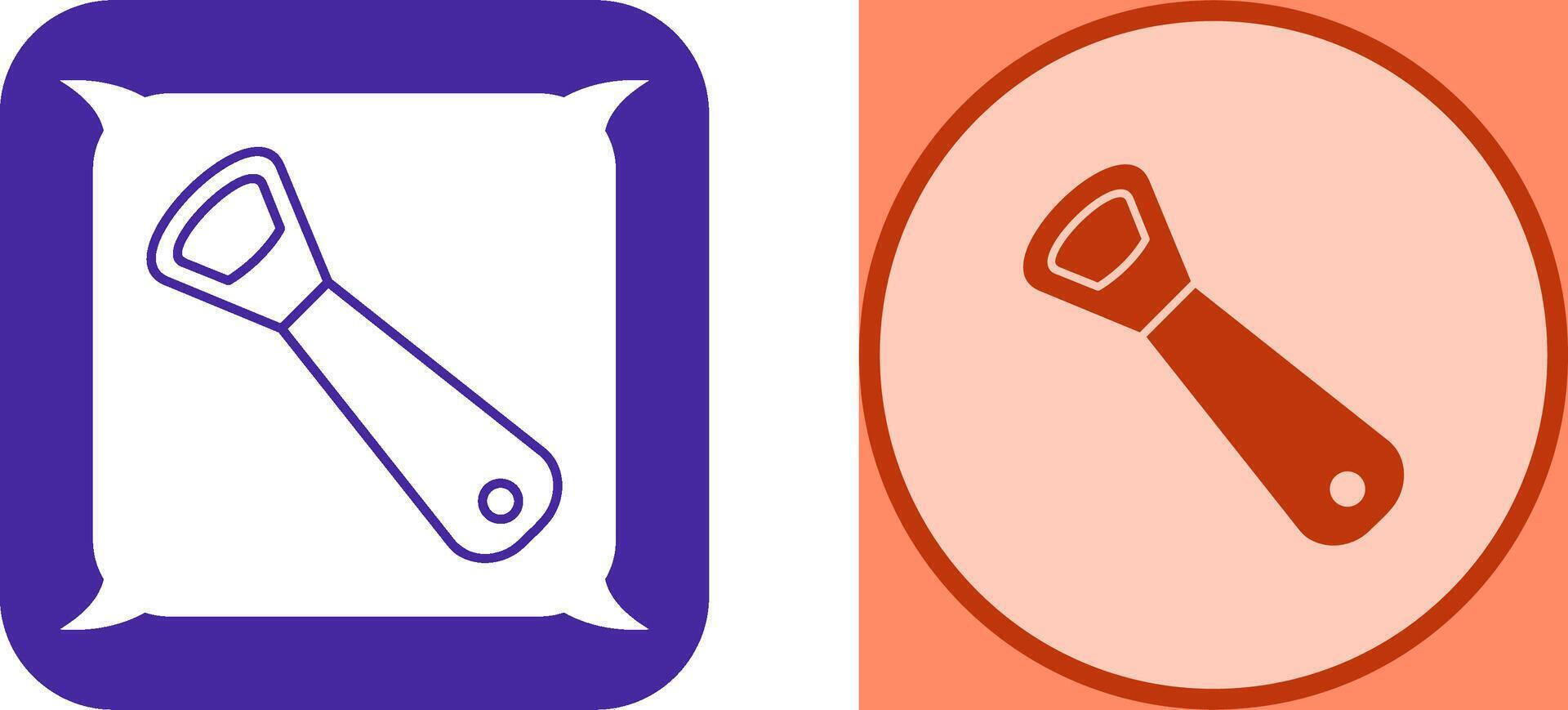 Bottle Opener Icon Design vector