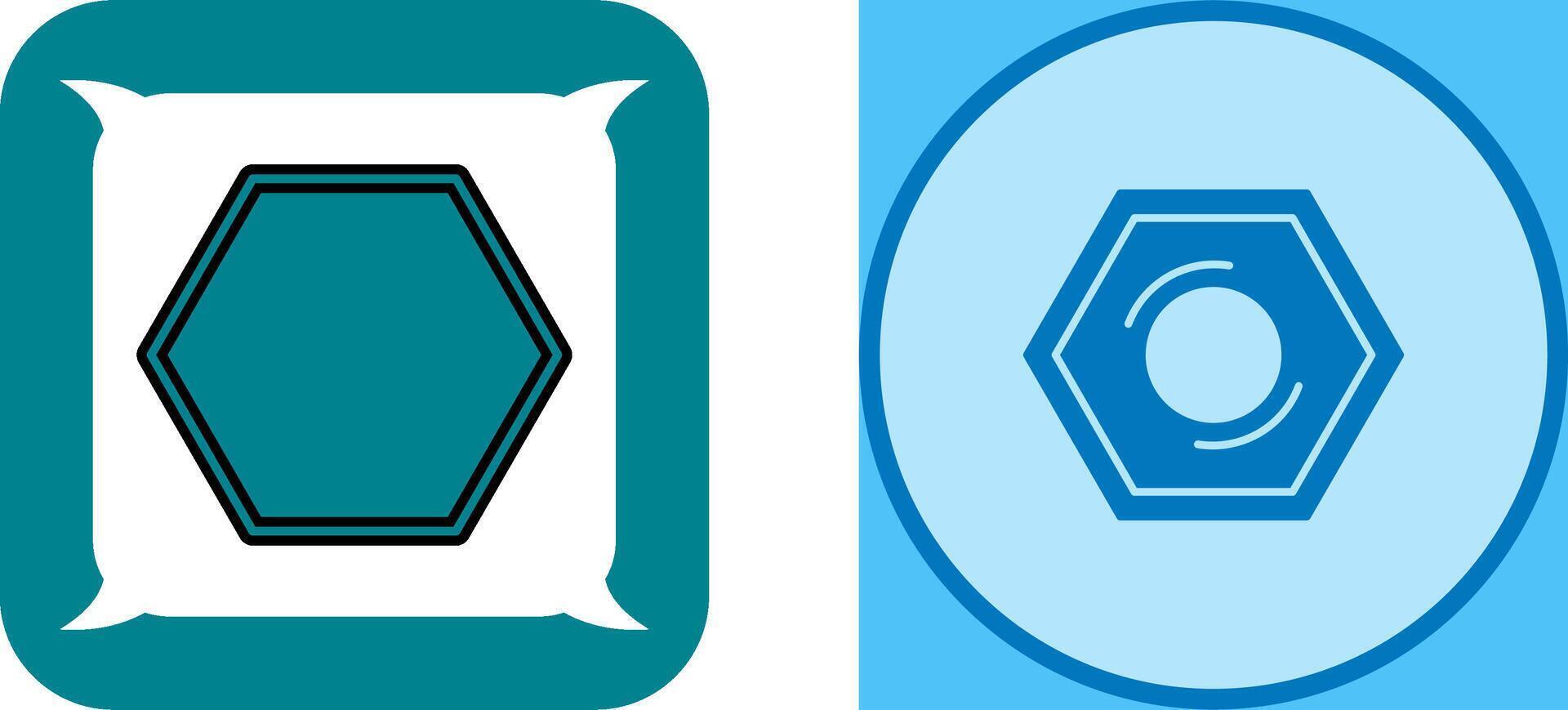 Nut Icon Design vector