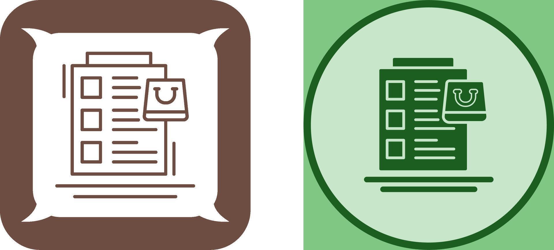 Wish List Icon Design vector