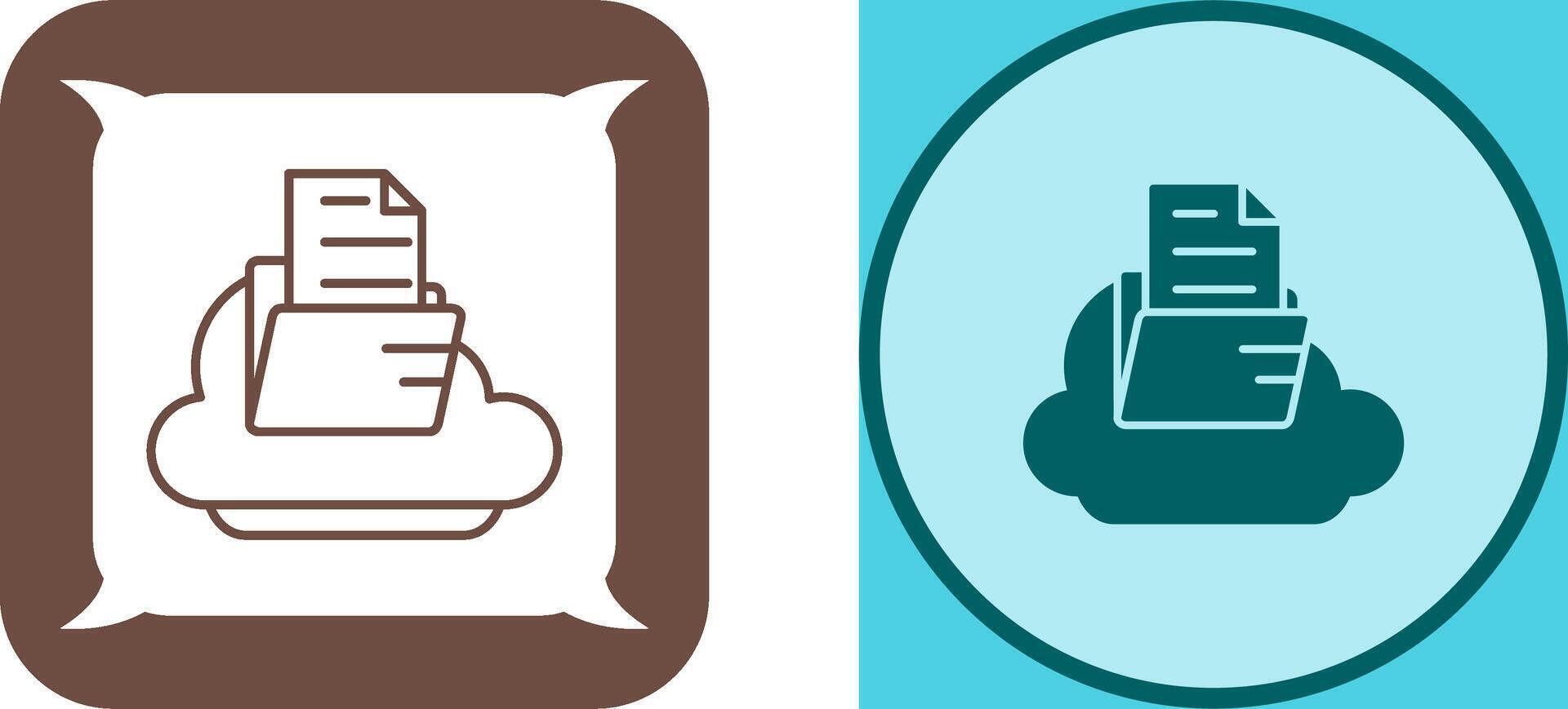 Cloud Icon Design vector