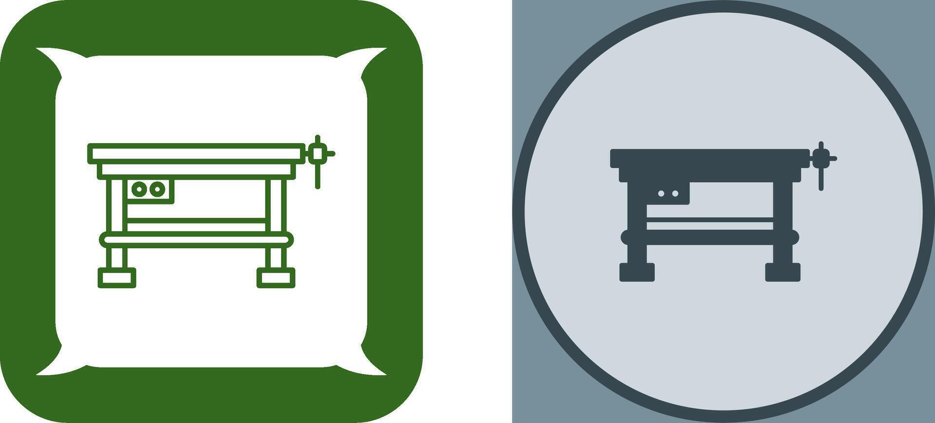 Work Bench Icon Design vector