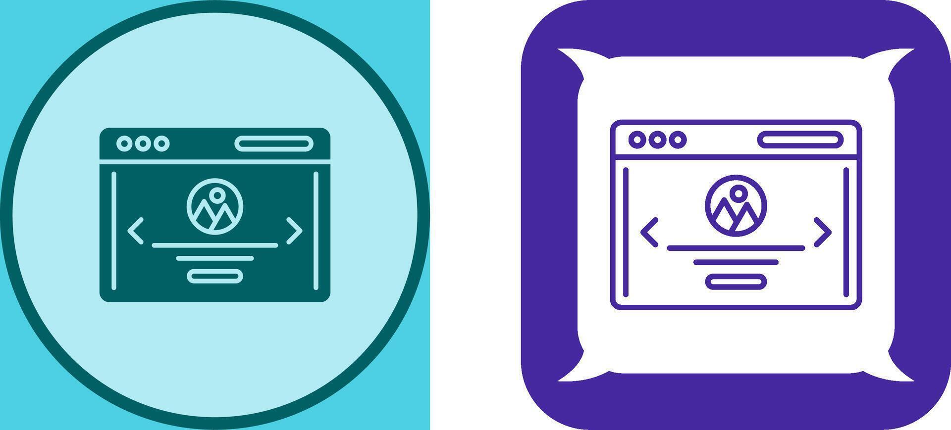 Web Page Icon Design vector