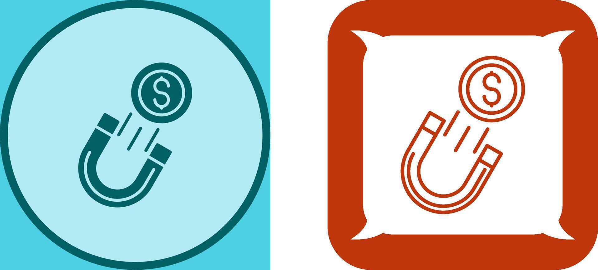 Stealing Money Icon Design vector