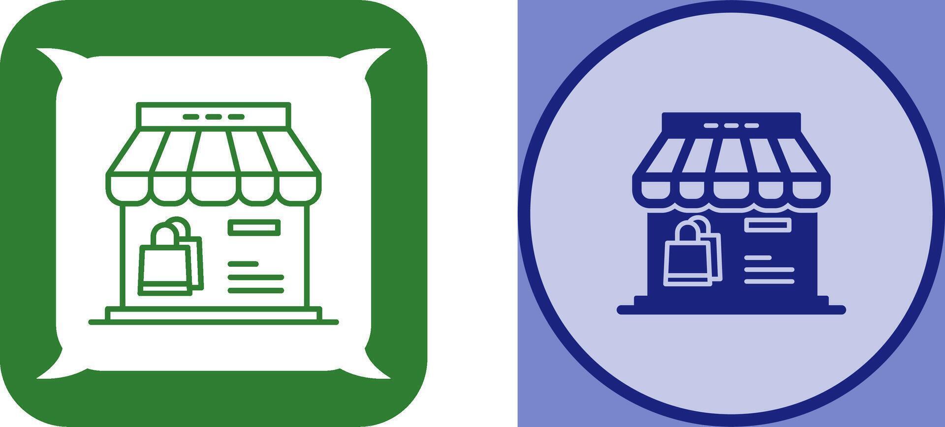 Shop Icon Design vector