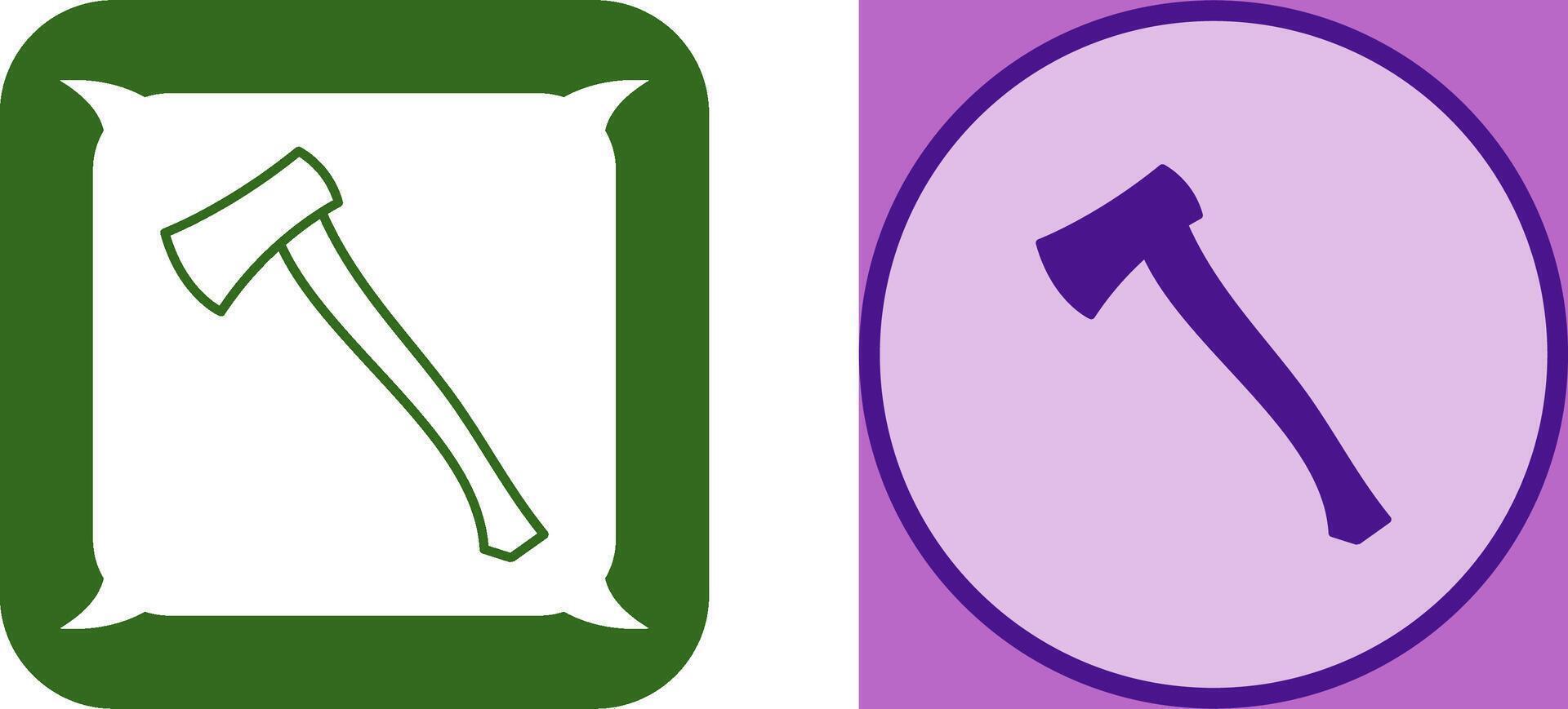 Wood Cutter Icon Design vector