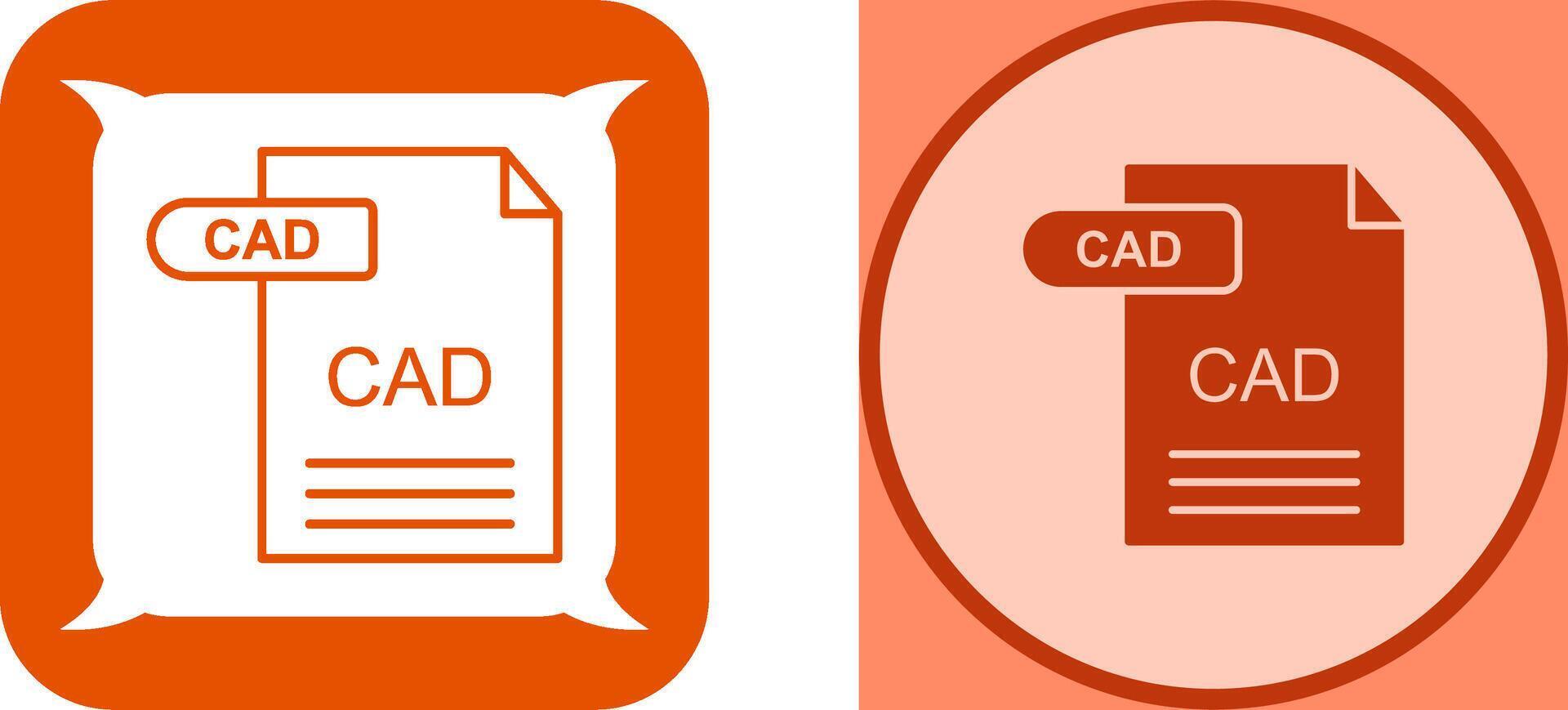 CAD Icon Design vector