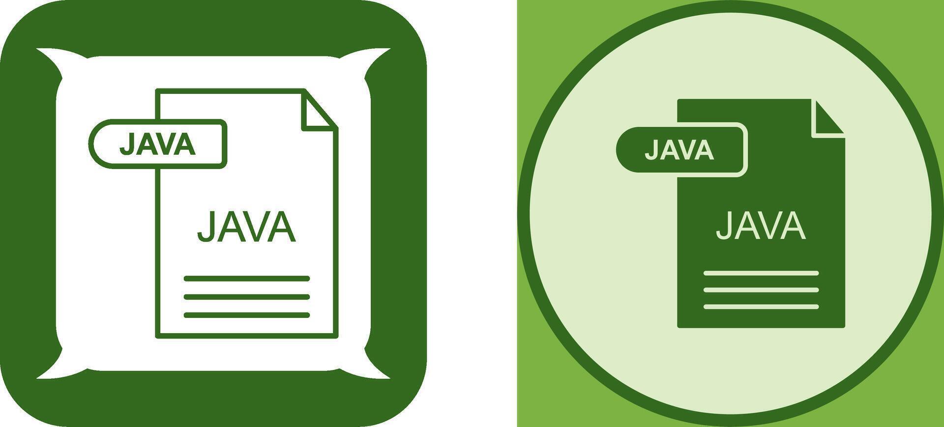 Java Icon Design vector