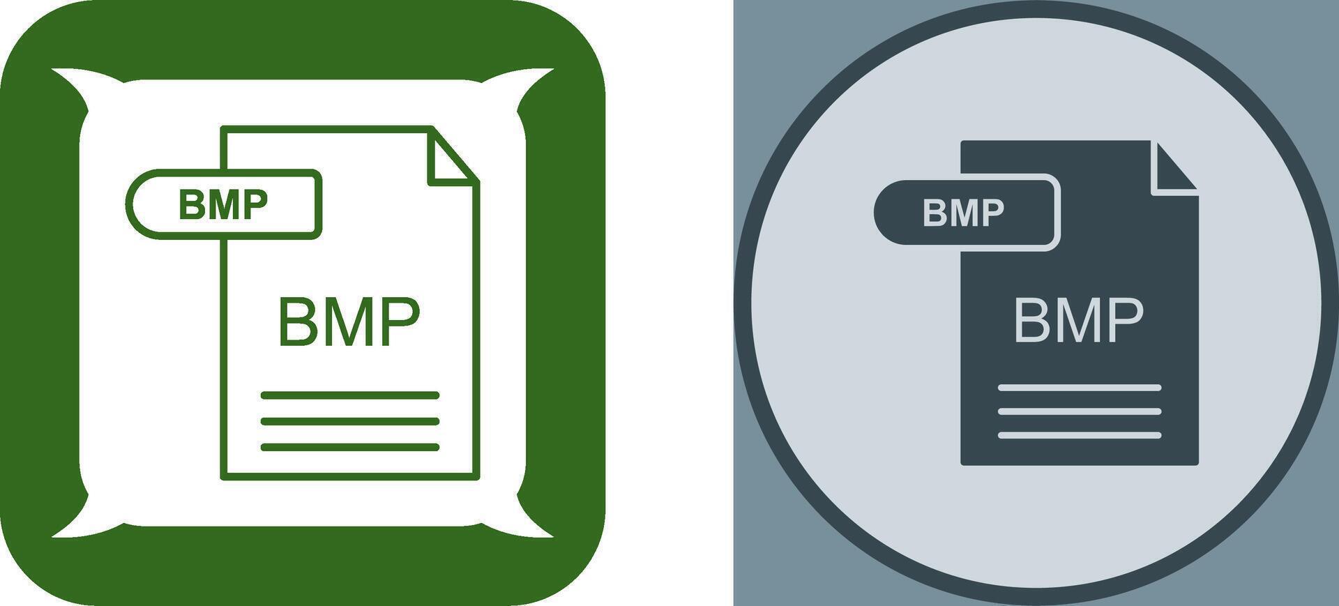 BMP Icon Design vector