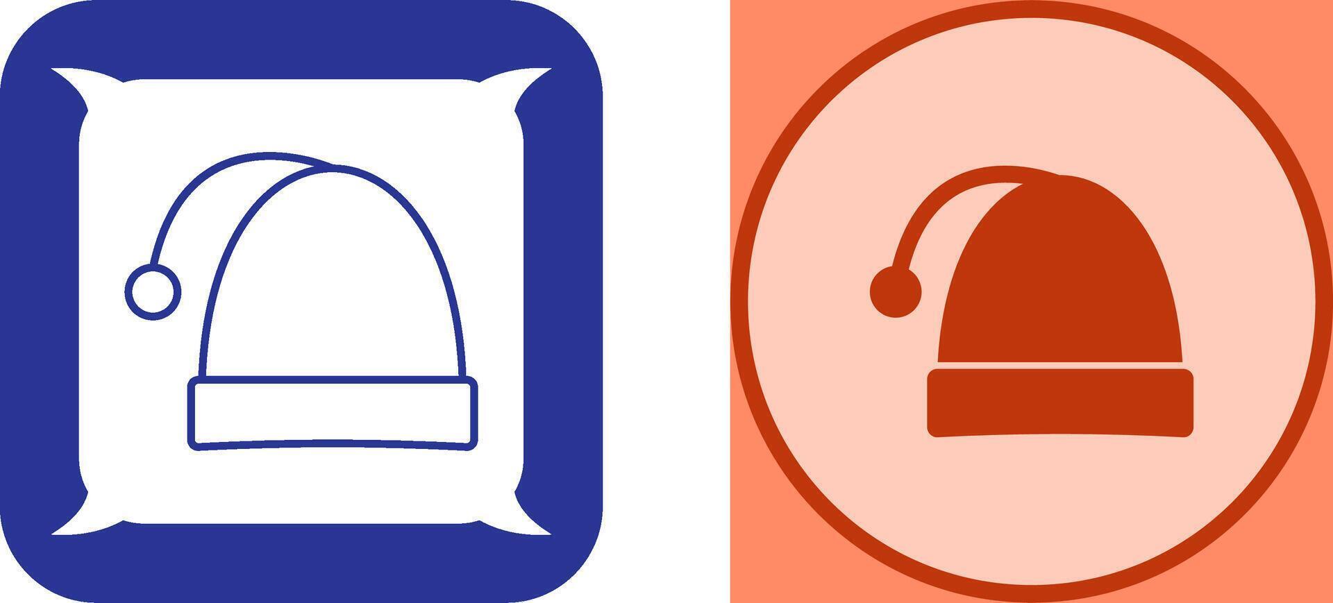 Christmas Cap Icon Design vector