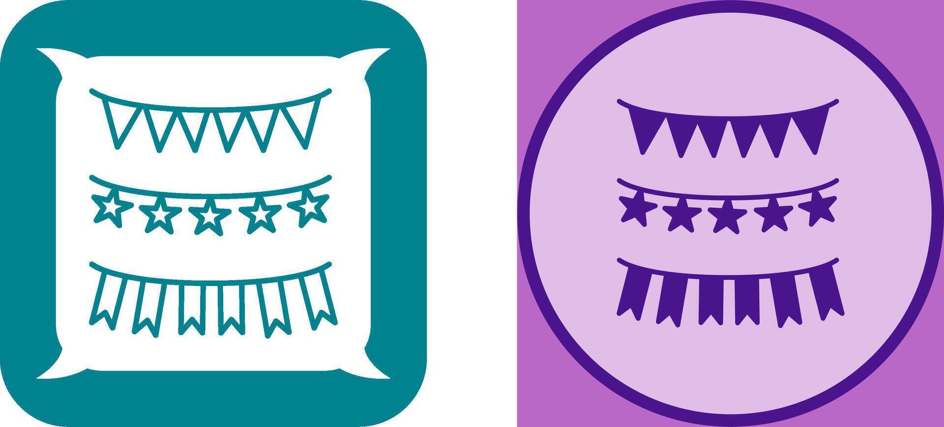 Garlands Icon Design vector
