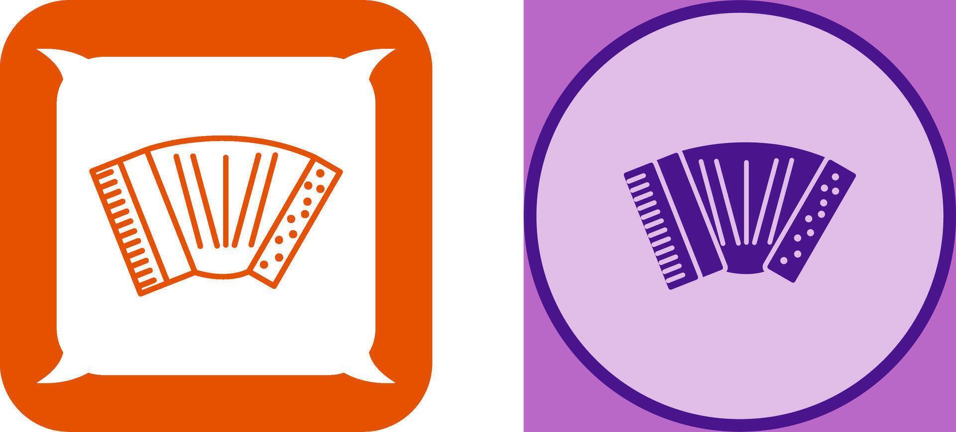 Accordion Icon Design vector