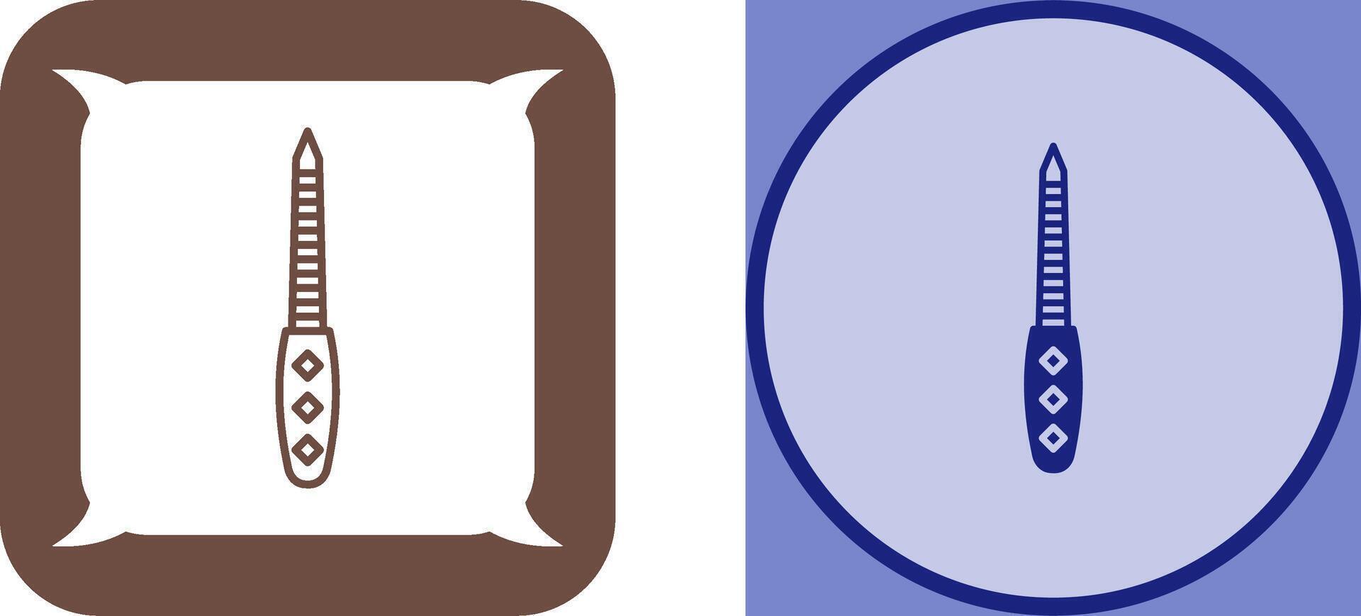 Nail File Icon Design vector
