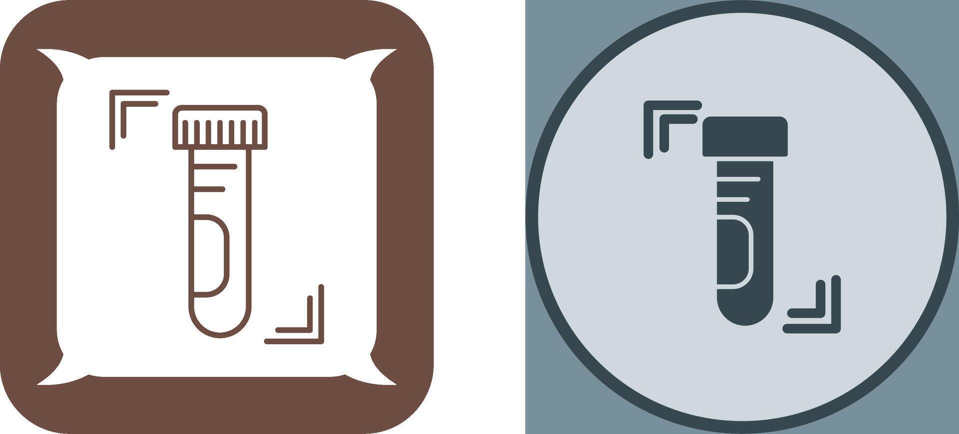 Test Tube Icon Design vector