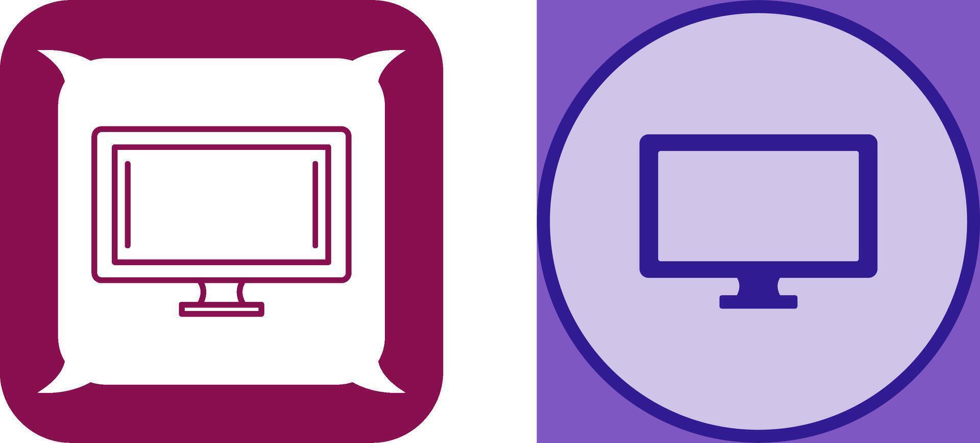 Monitor Icon Design vector