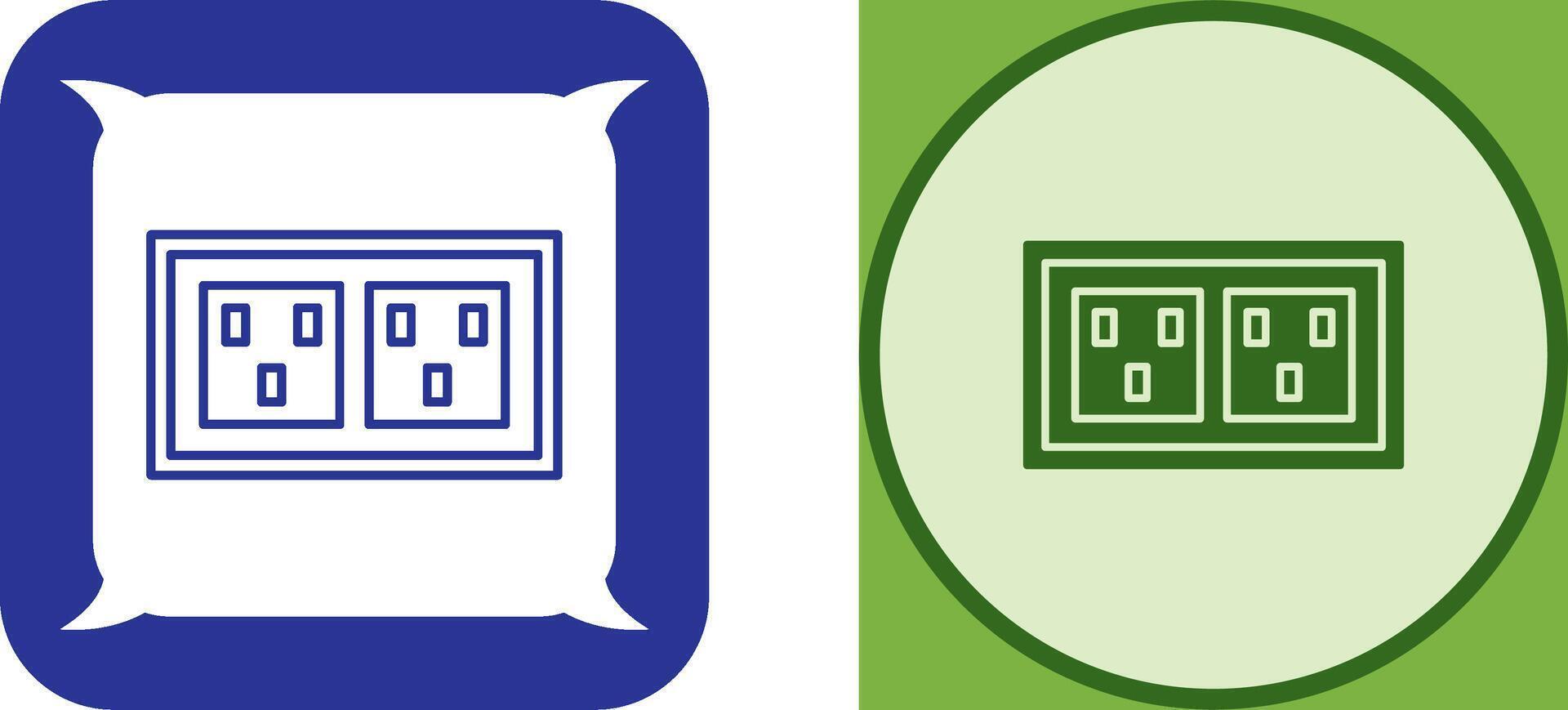 Socket Icon Design vector