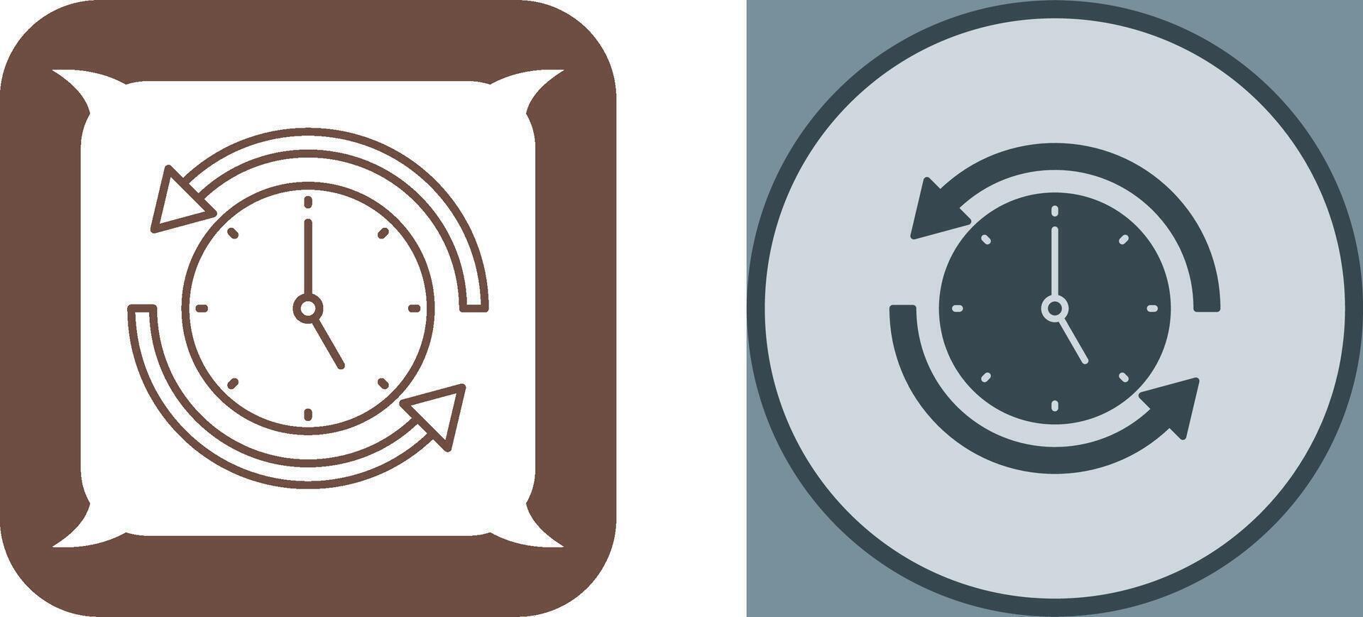 Run Time Icon Design vector