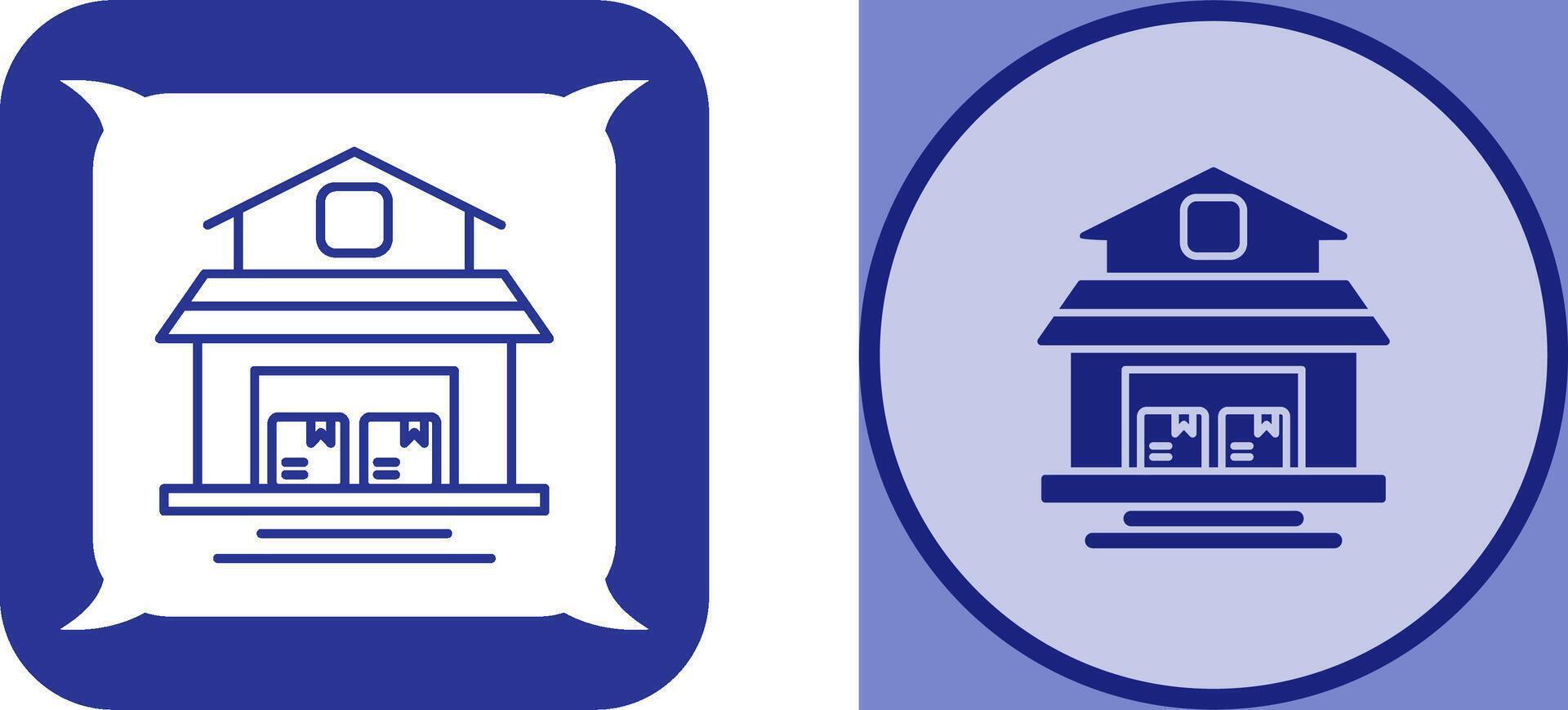 Warehouse Icon Design vector