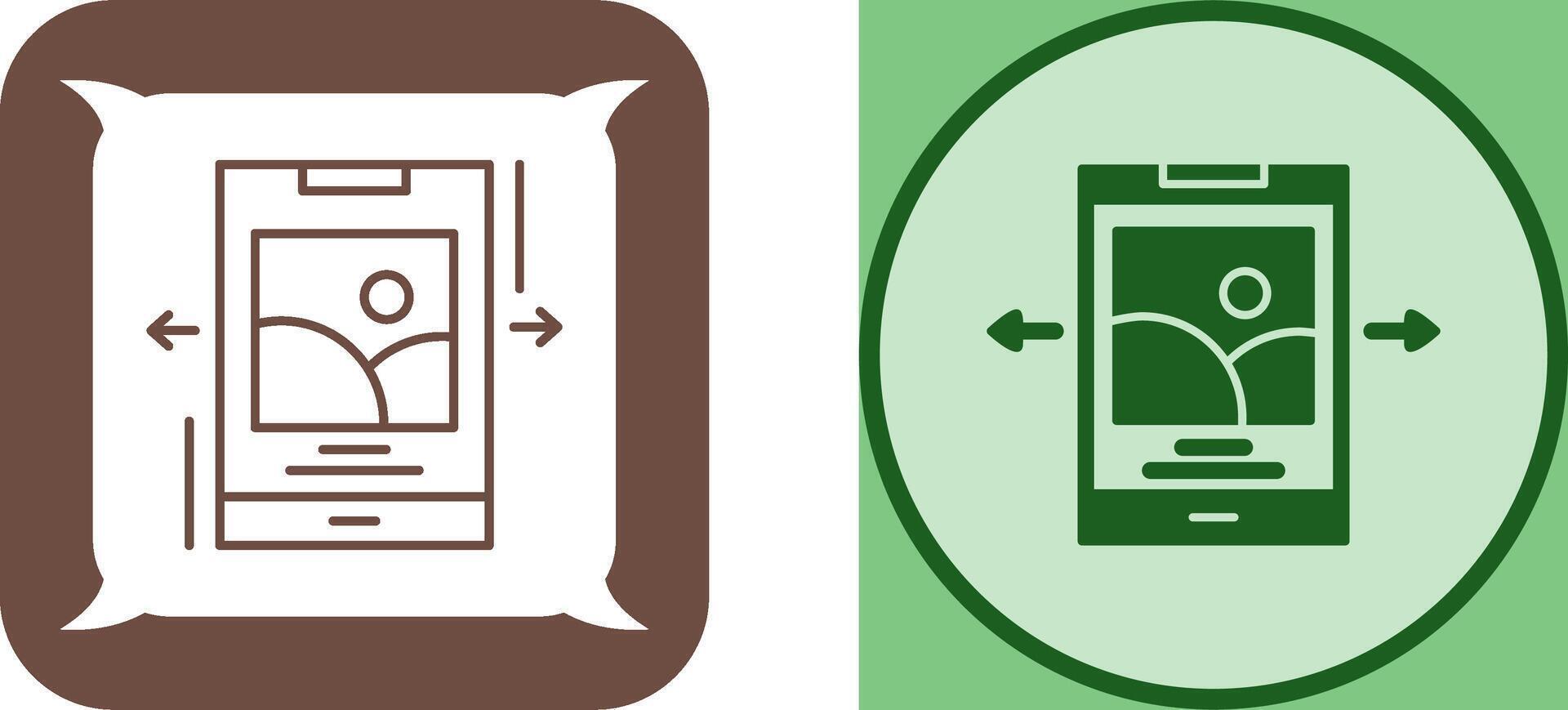 Swipe Icon Design vector