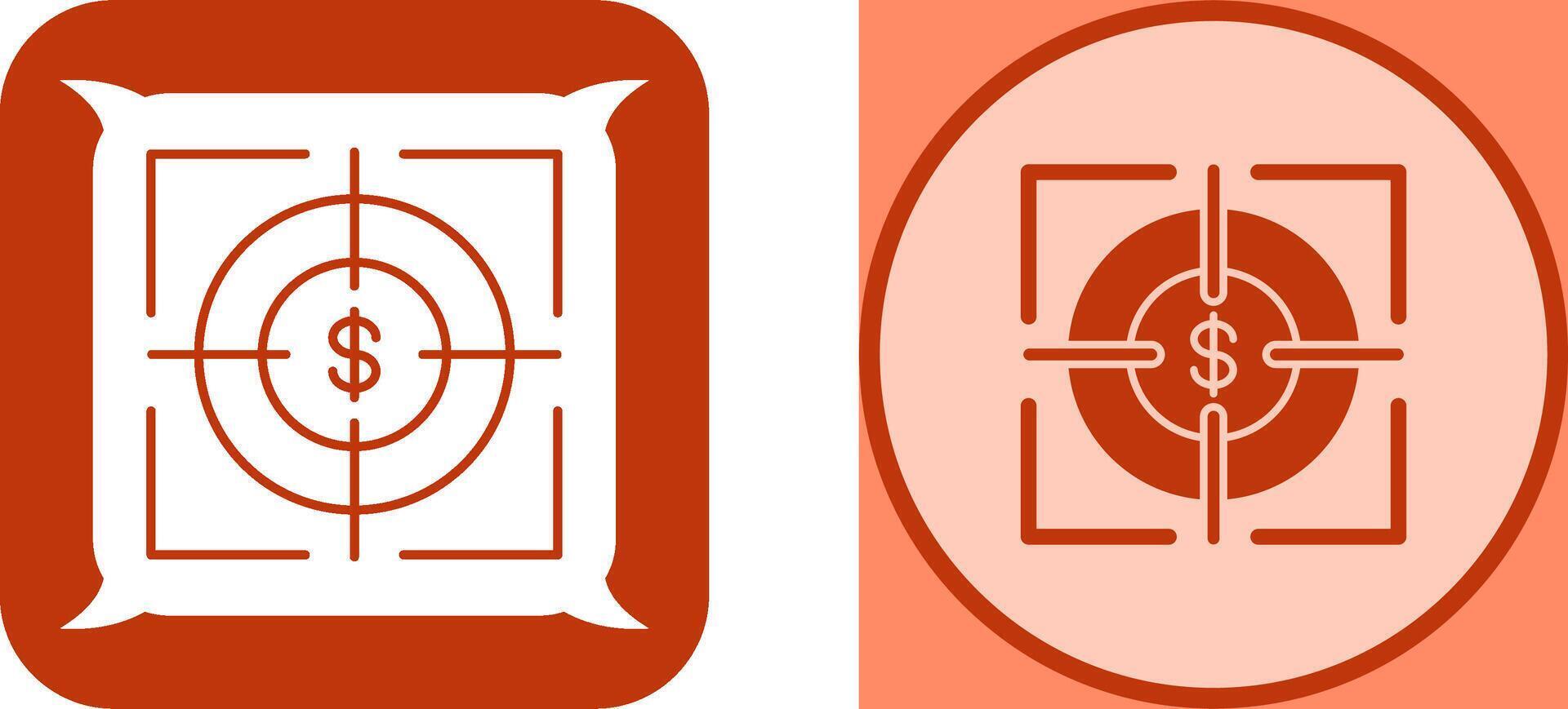 Target Icon Design vector