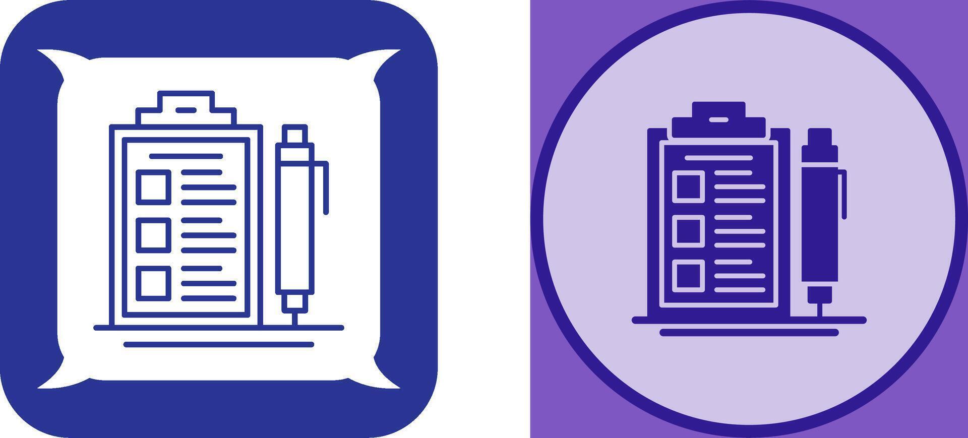 Check List Icon Design vector