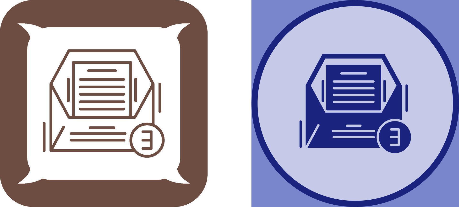 Emails Icon Design vector