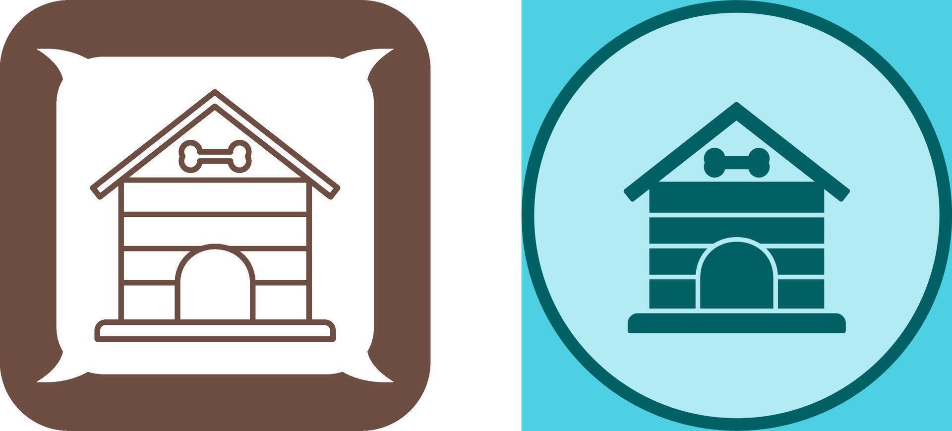Dog House Icon Design vector