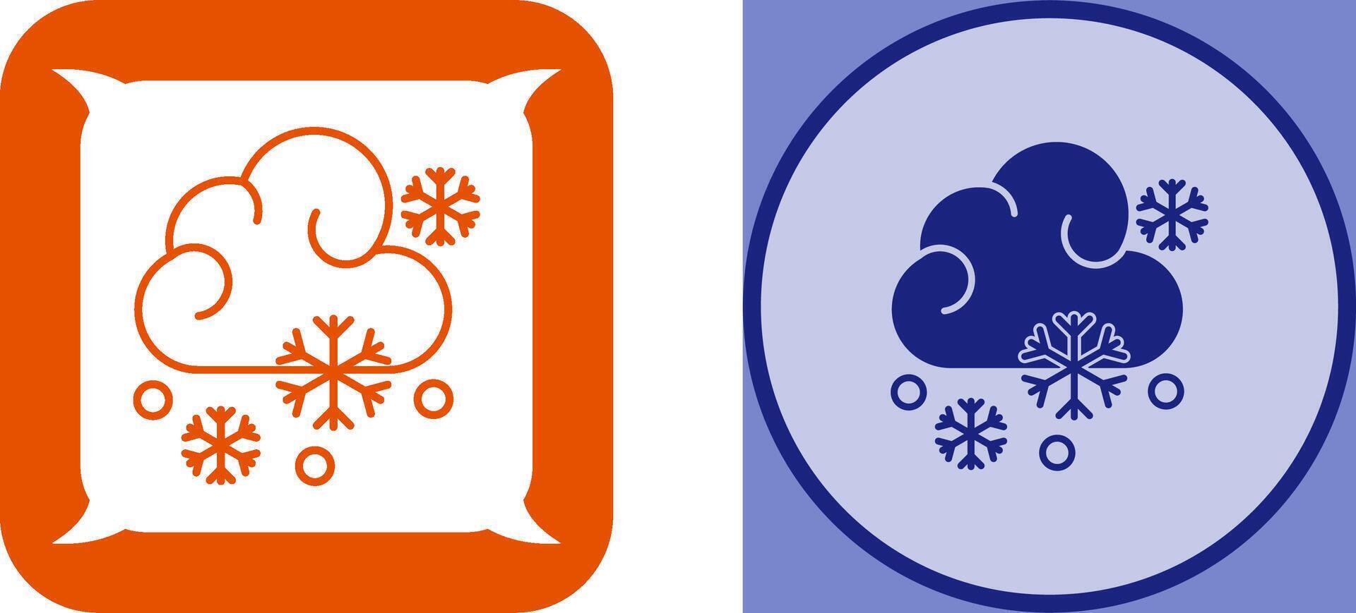 Snowy Icon Design vector