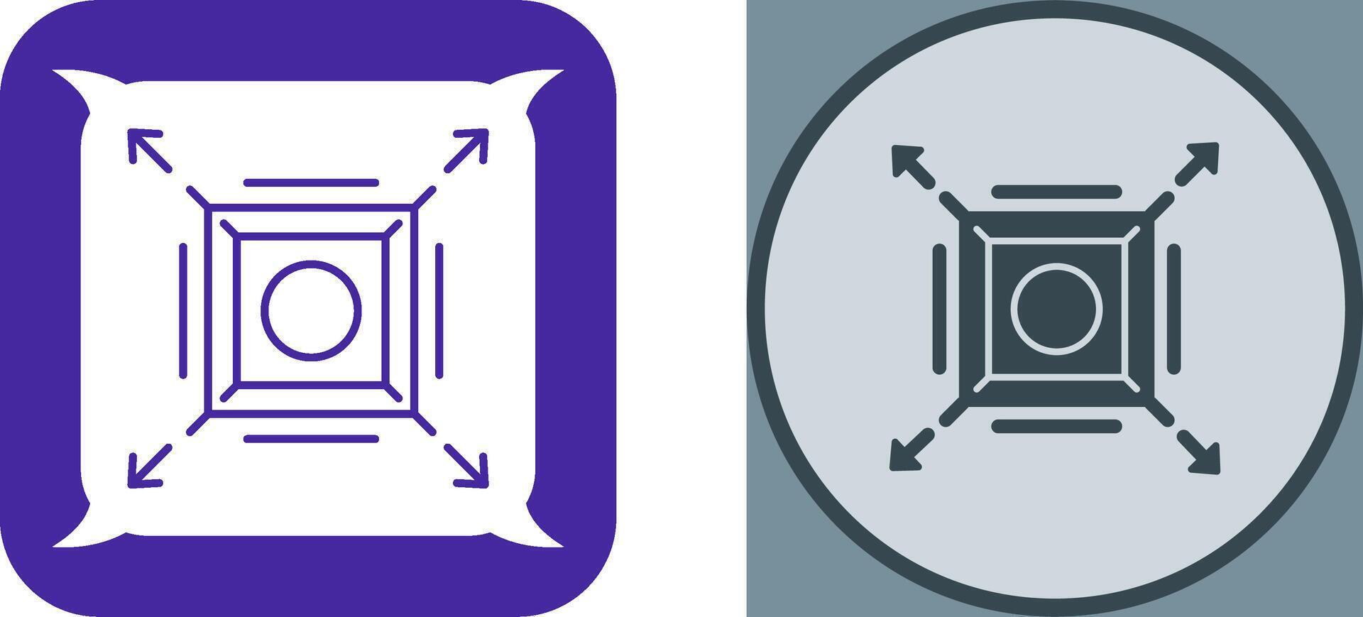 Maximize Icon Design vector