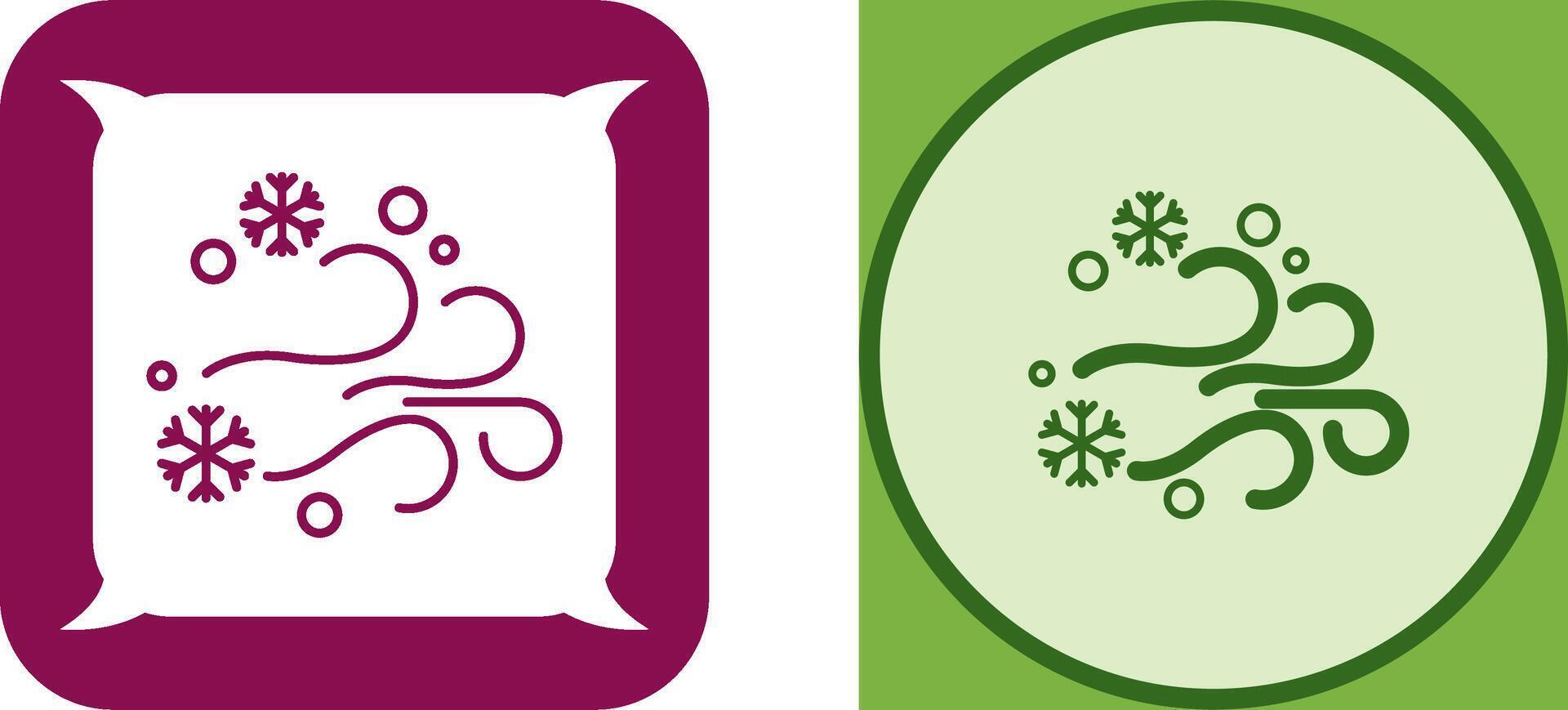 Blizzard Icon Design vector