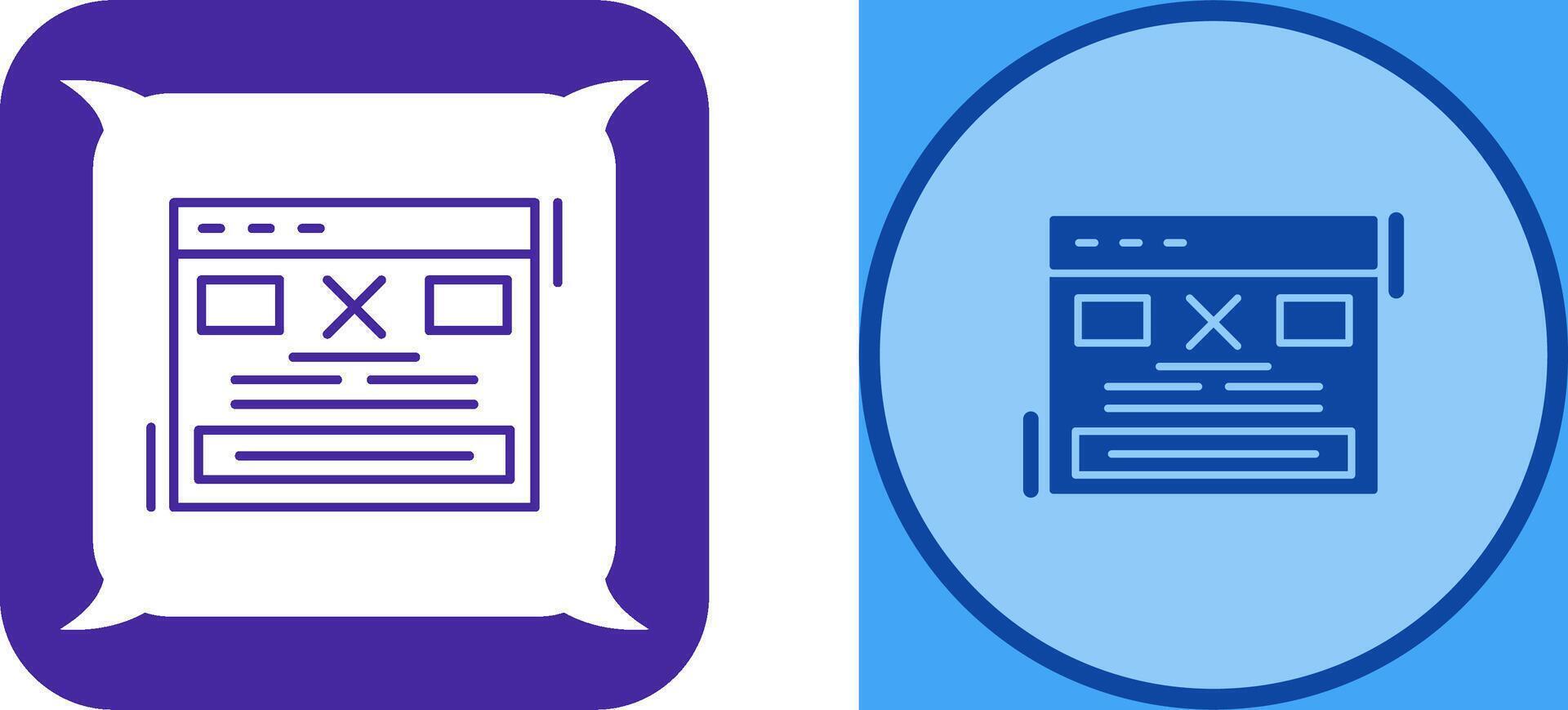 Error Icon Design vector