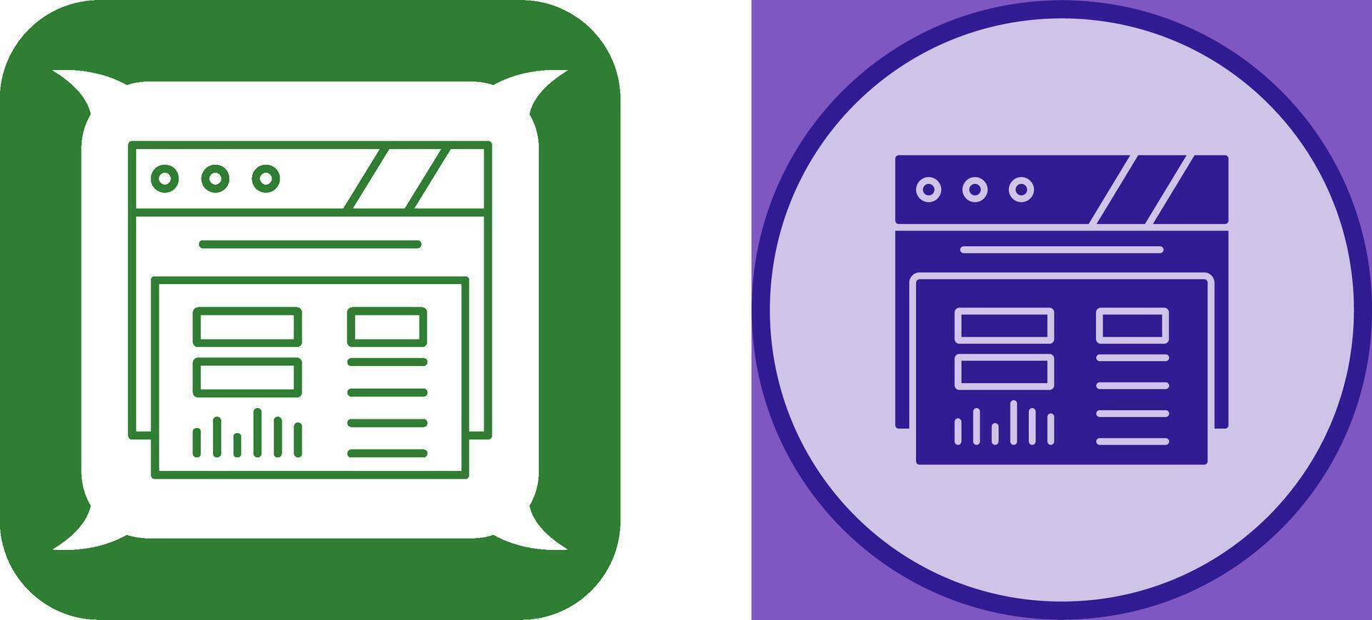 Dashboard Icon Design vector