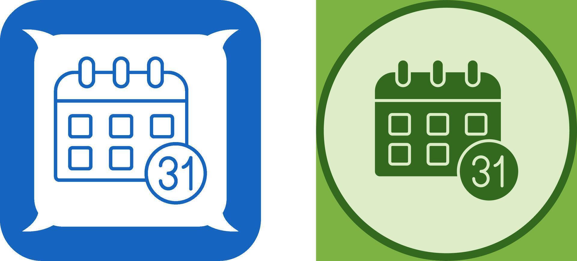 Calendar Icon Design vector