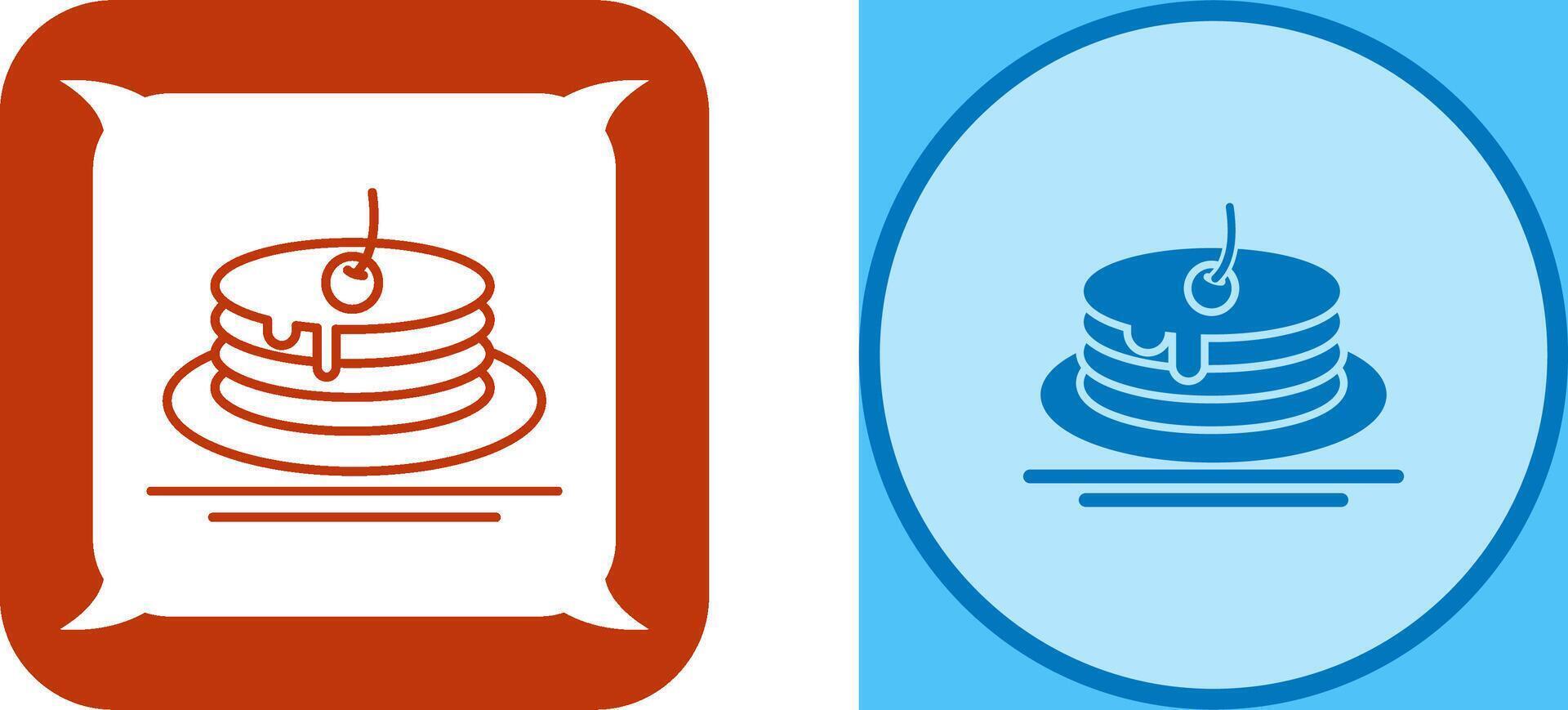 Pancake Icon Design vector
