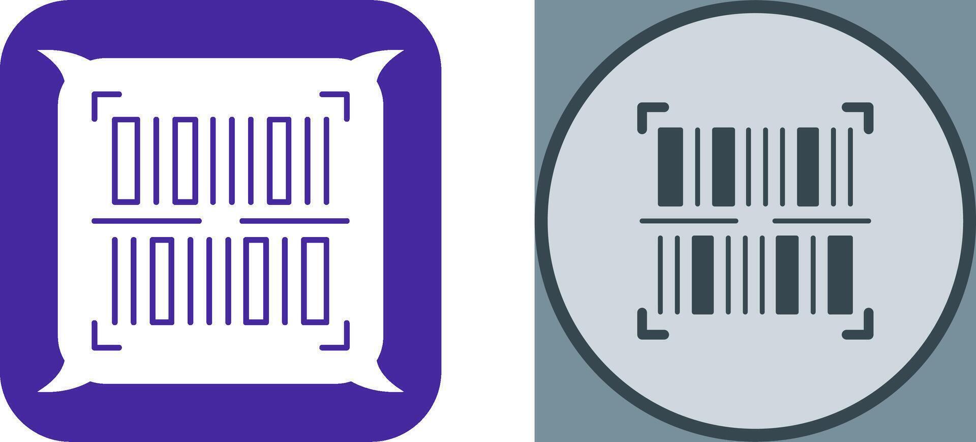 BarCode Icon Design vector