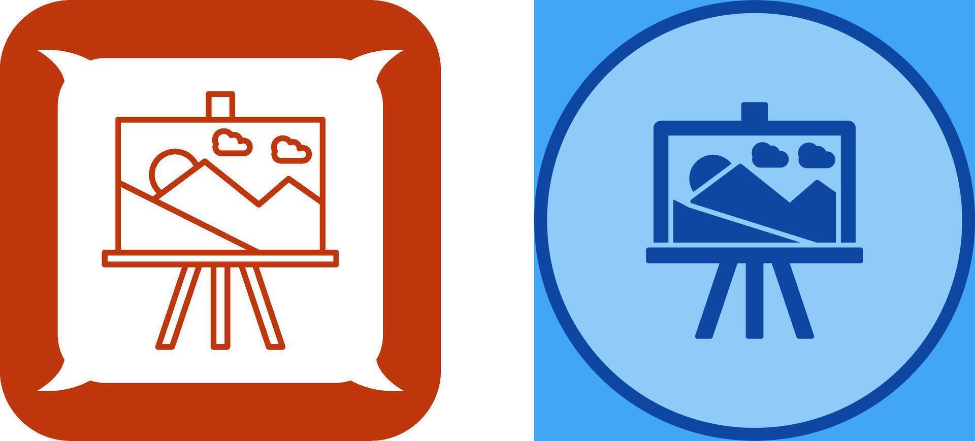 Canvas Icon Design vector