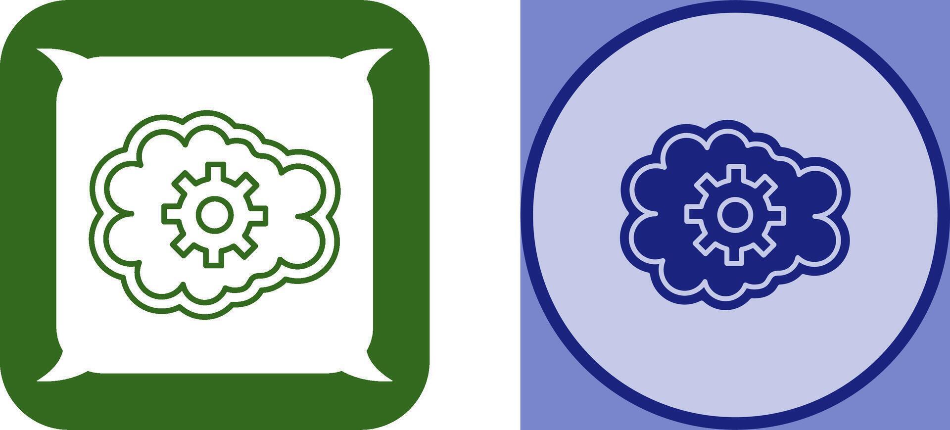 Mental Control Icon Design vector