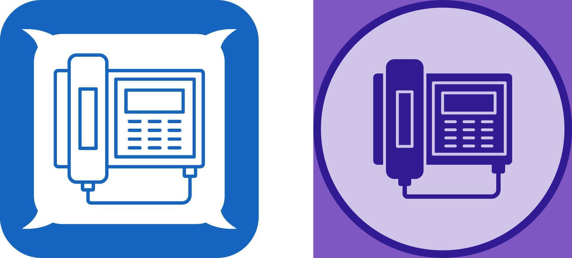 Telephone Icon Design vector
