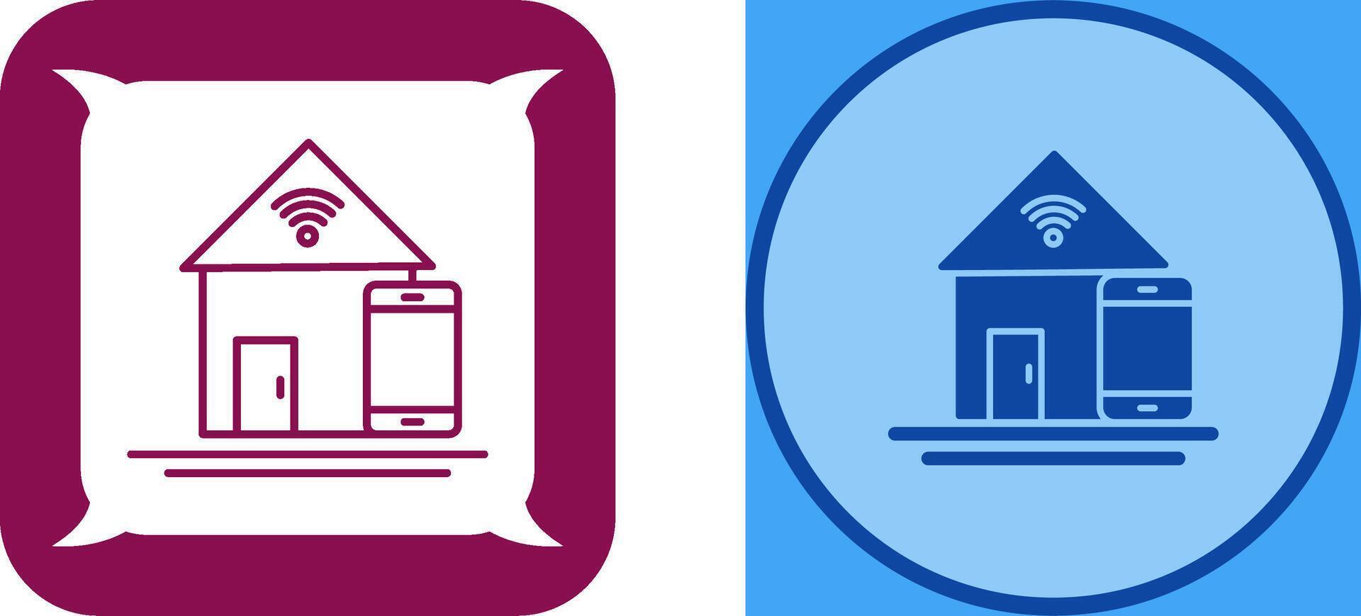 Home Automation Icon Design vector