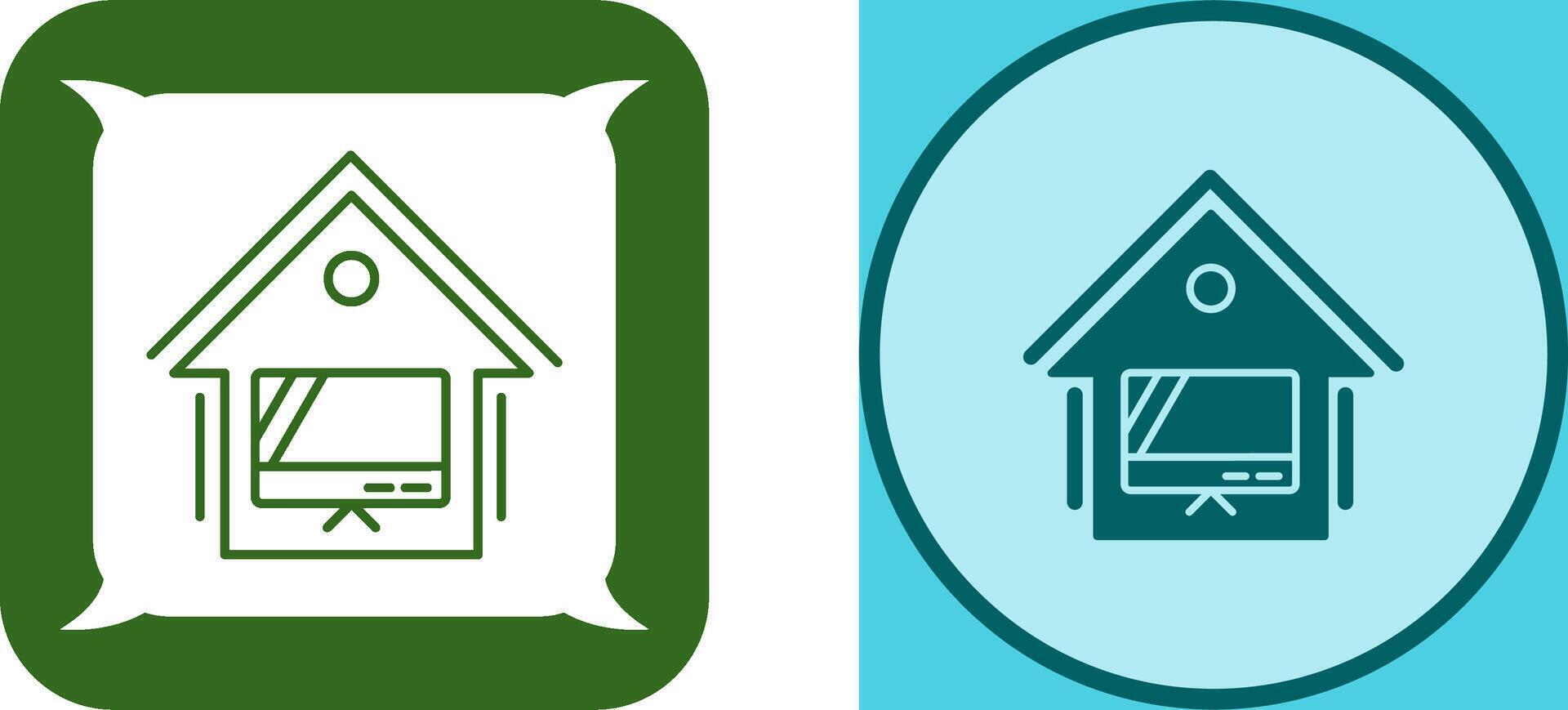 Smart TV Icon Design vector