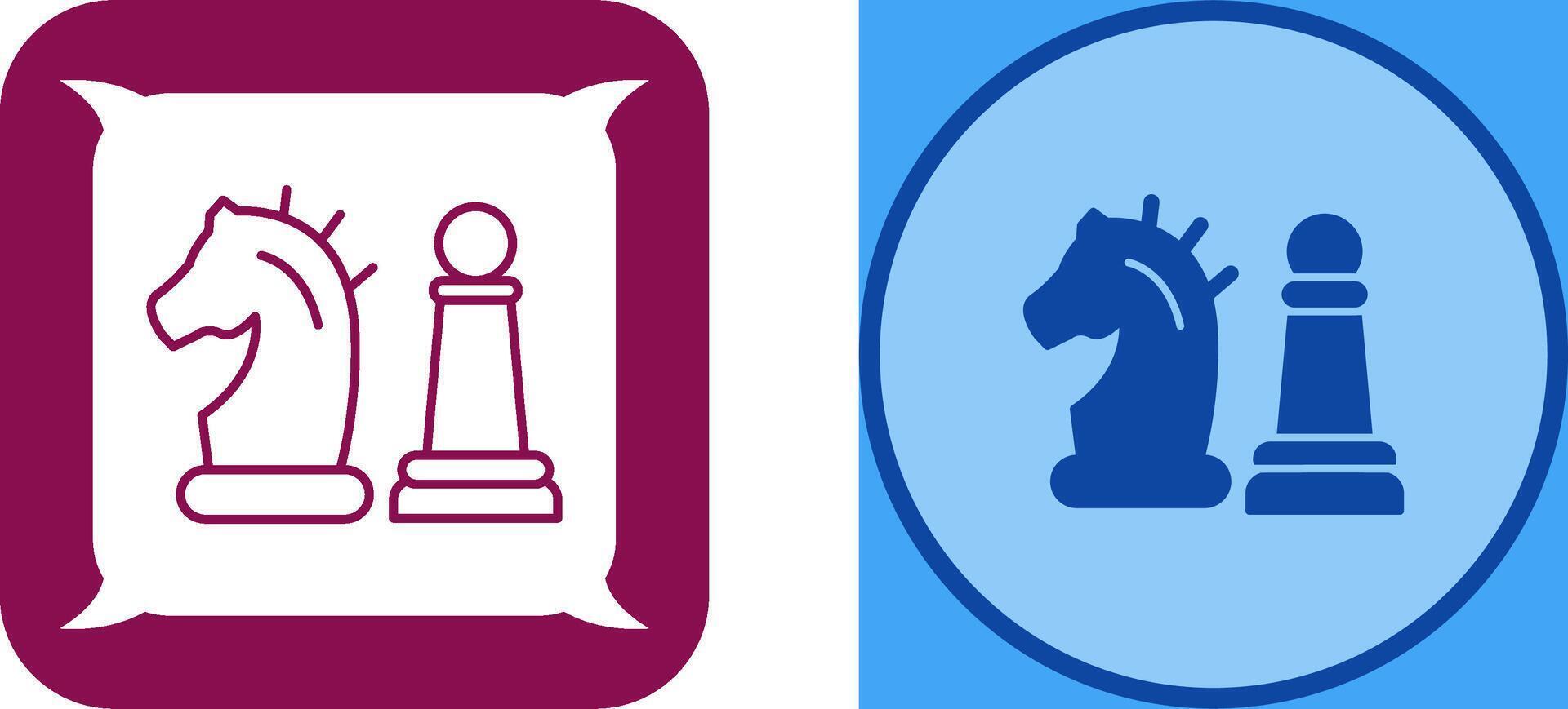 Chess Piece Icon Design vector