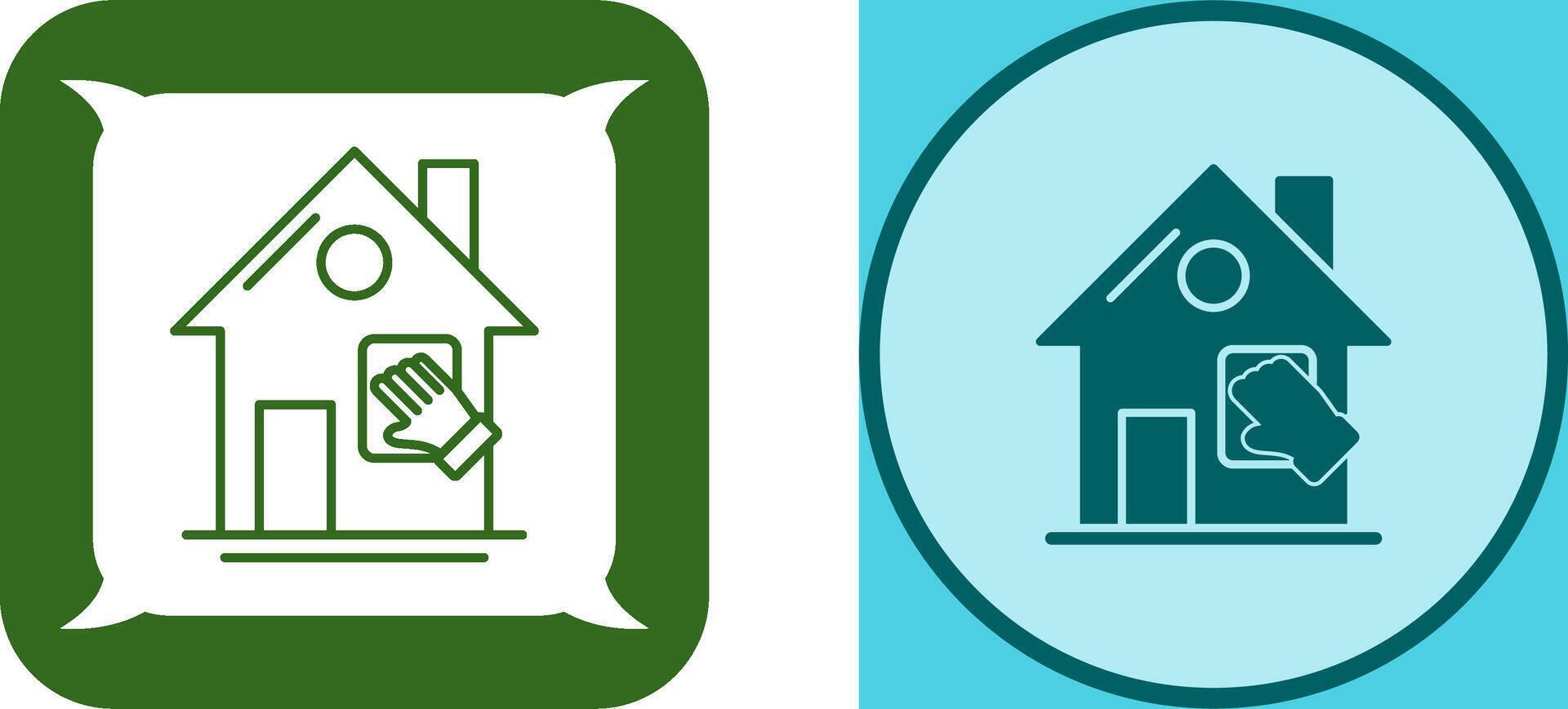 House Cleaning Icon Design vector