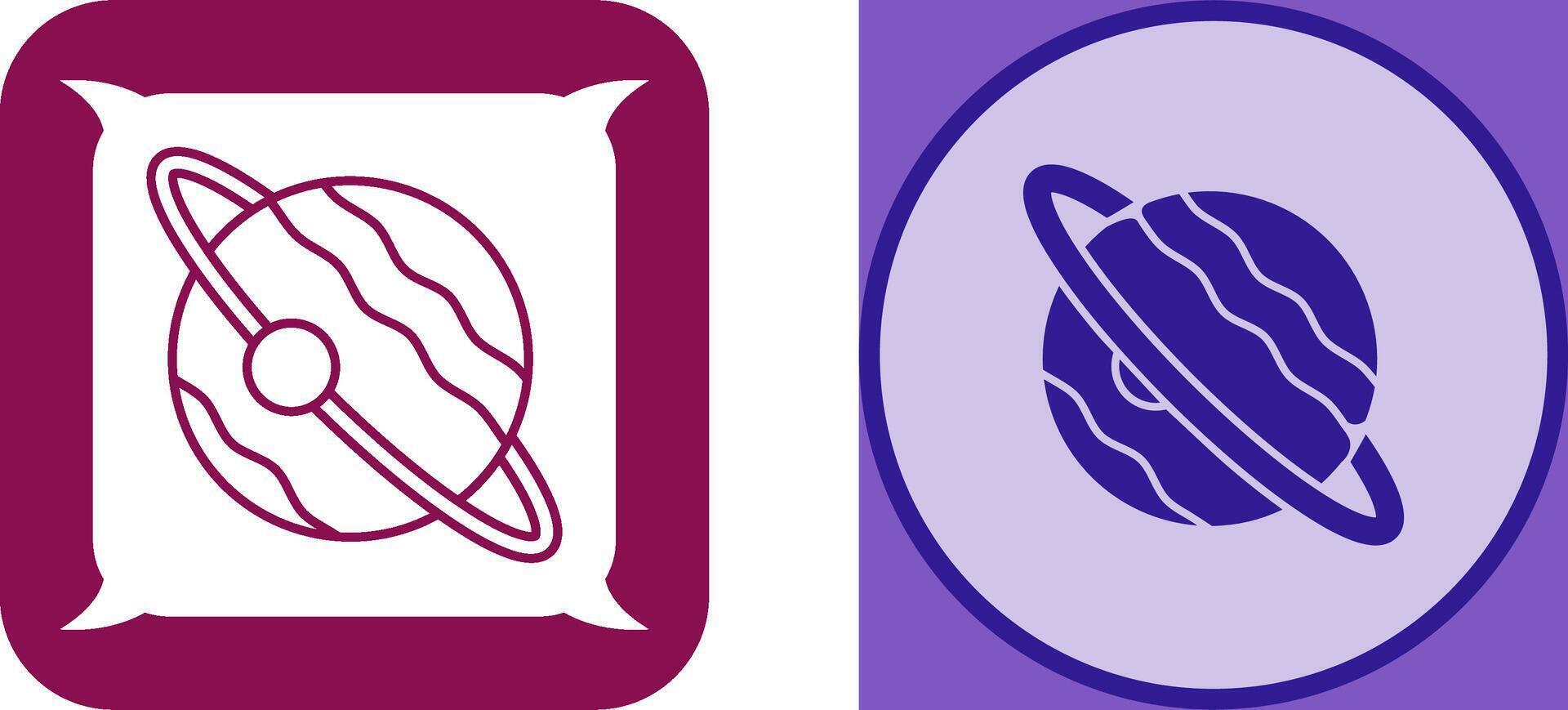 Planet Icon Design vector
