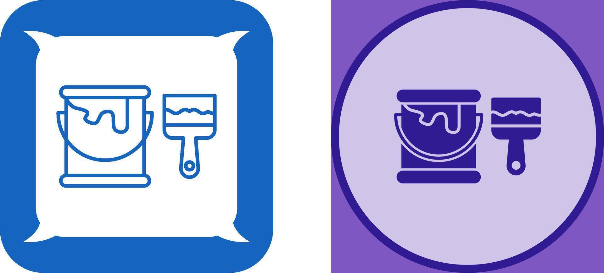 Paint Brush Icon Design vector