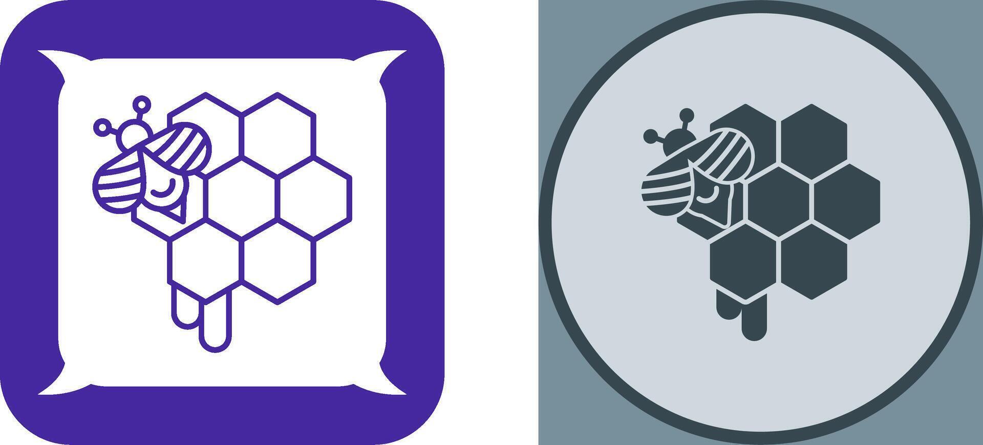 Honeycomb Icon Design vector