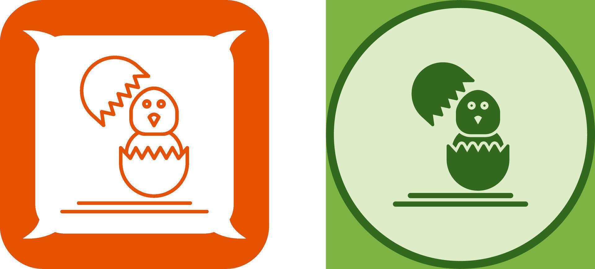Chick Icon Design vector