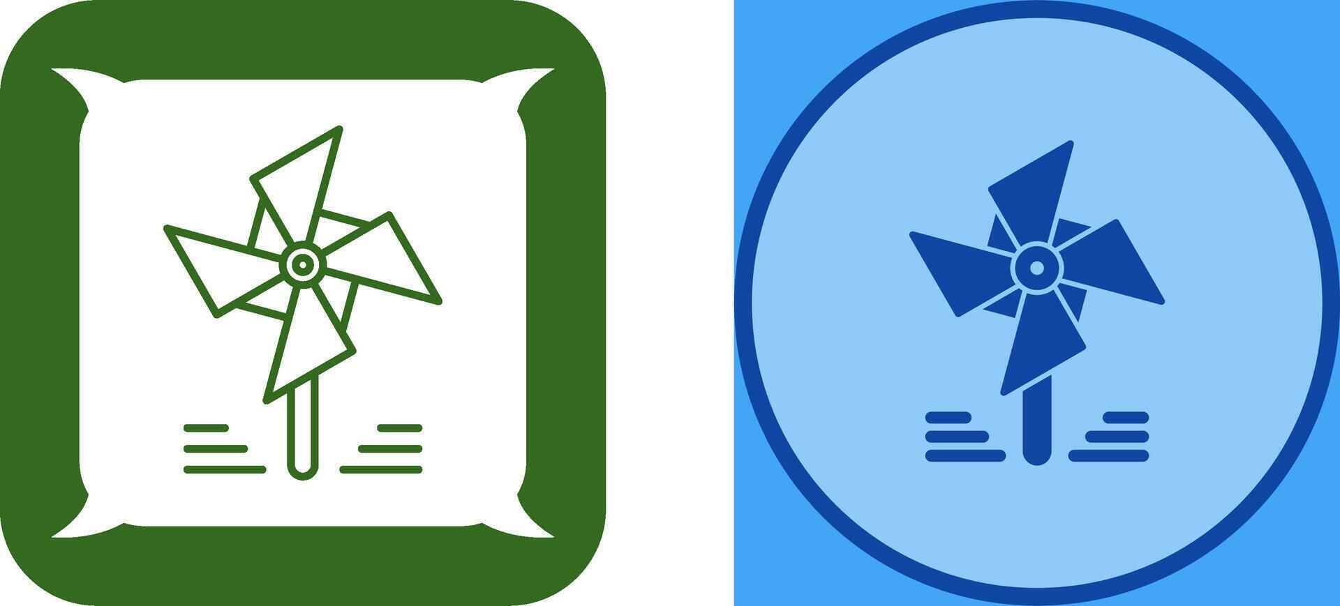 Pinwheel Icon Design vector