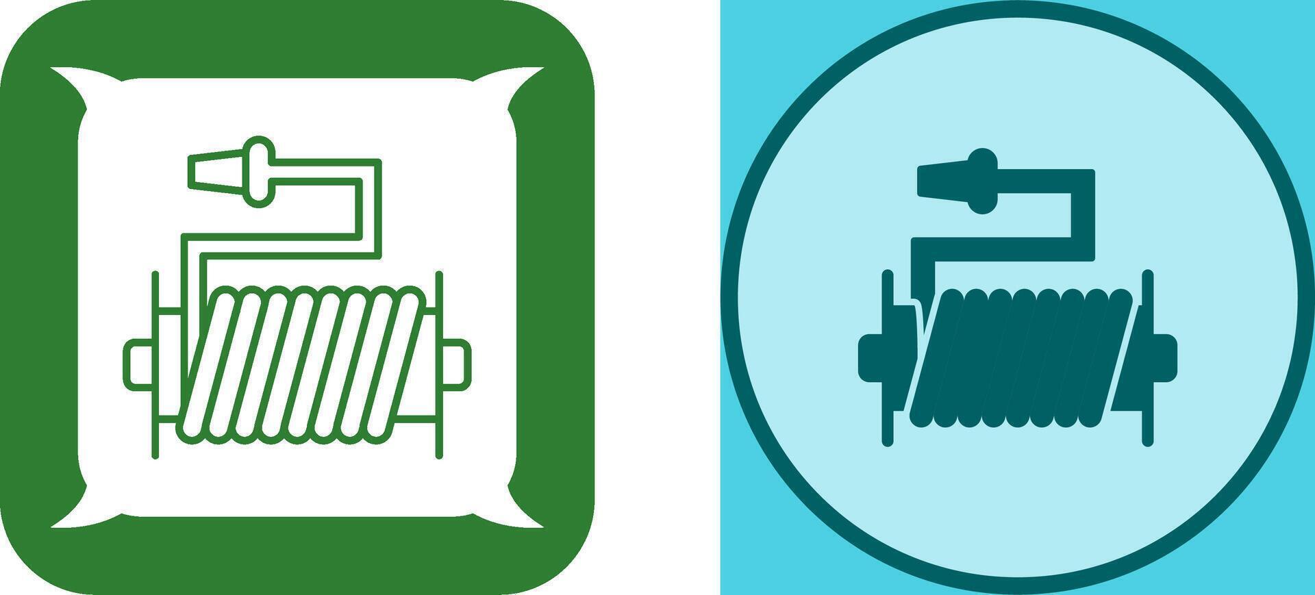 Water Hose Icon Design vector