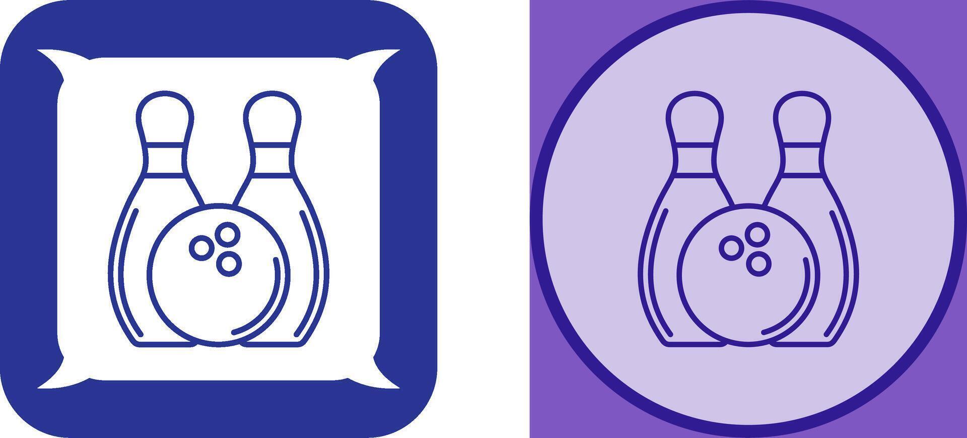 Bowling Icon Design vector