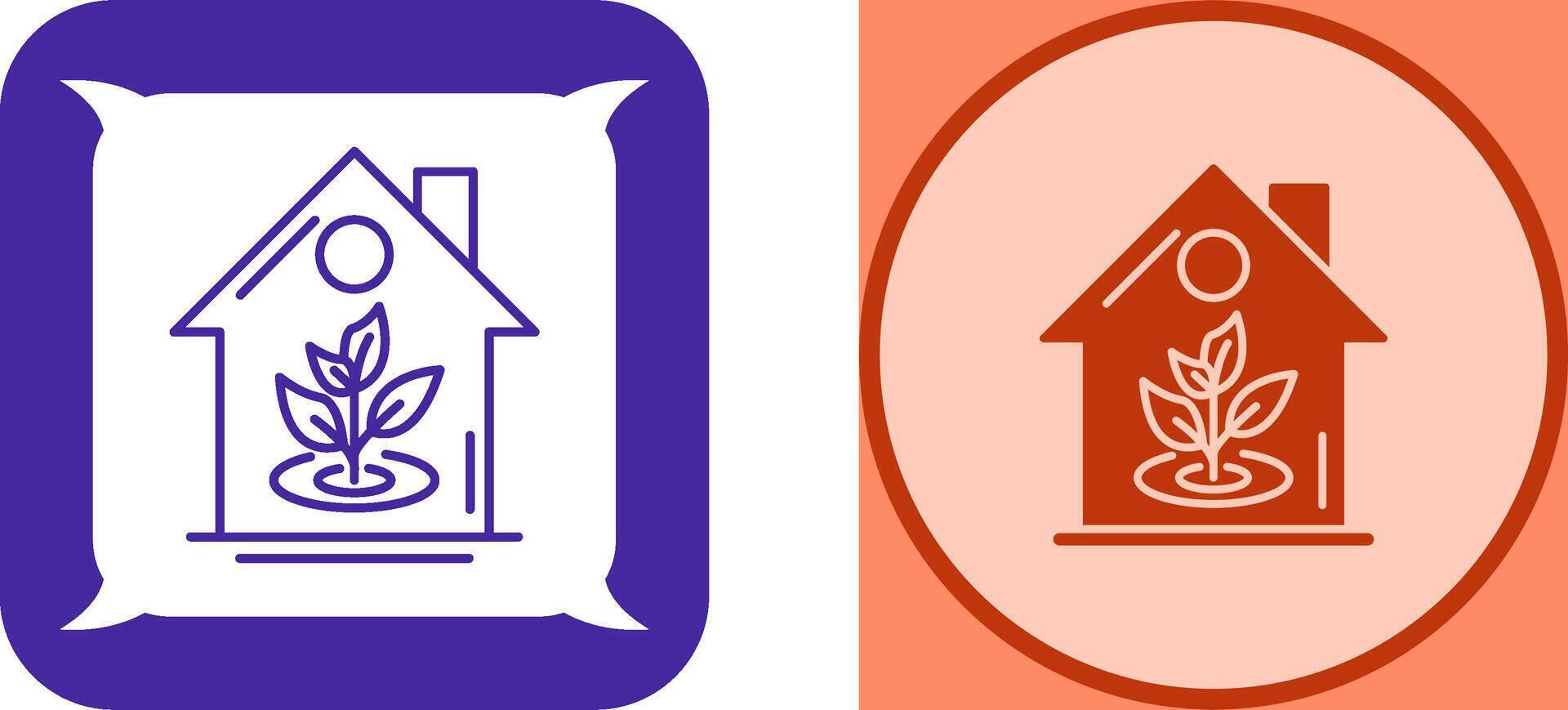 Plant Icon Design vector